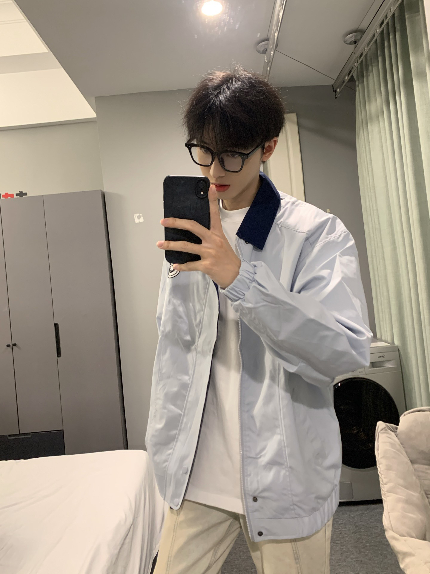 浅蓝色也很好看
👔bendls
👖clear mist
#男生穿搭秋季ootd #酷飒