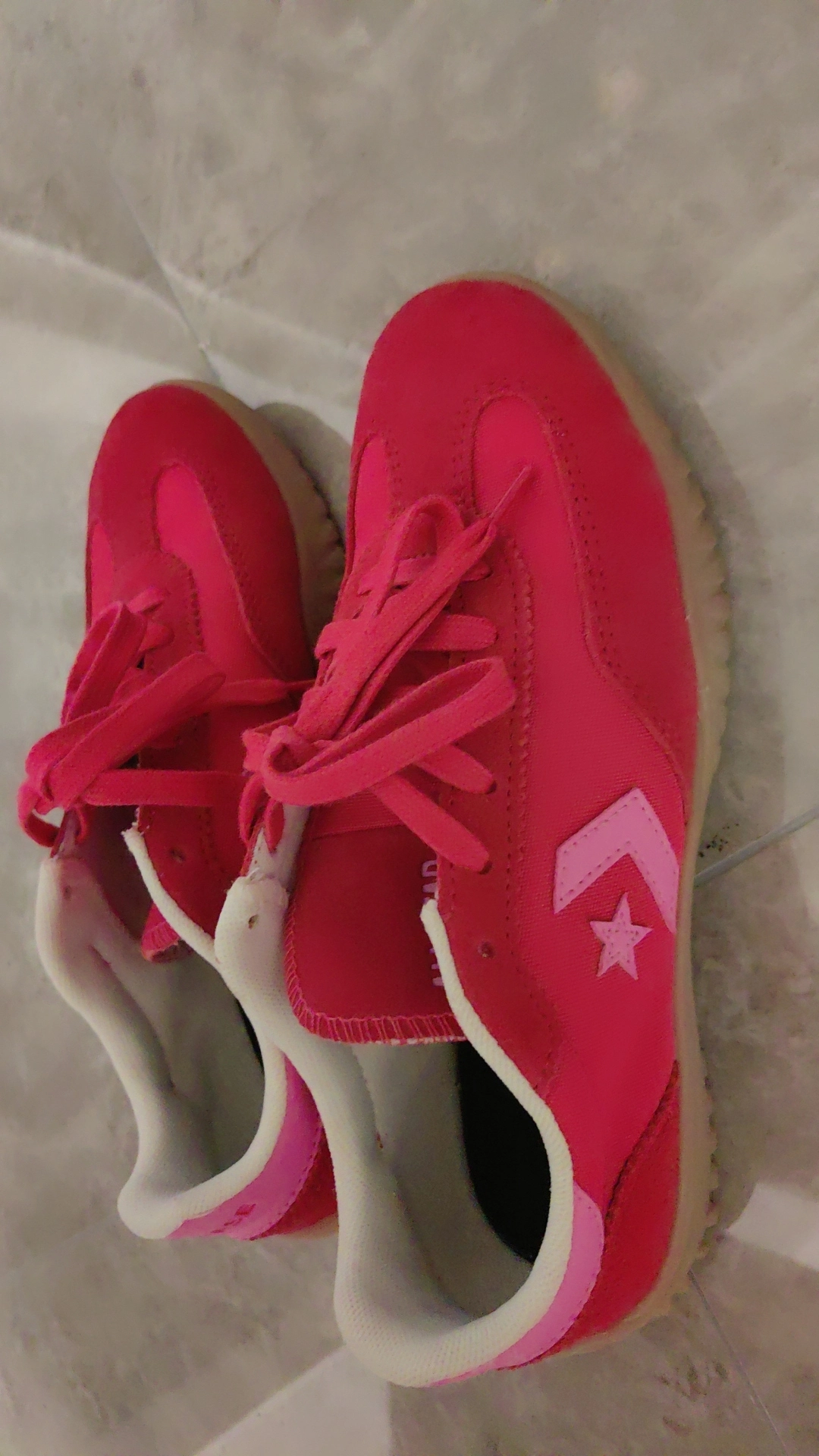 custom review-Конверс Run Star Trainer Винтажная модель устойчивая к истиранию низкий верх повседневная обувь унисекс красный