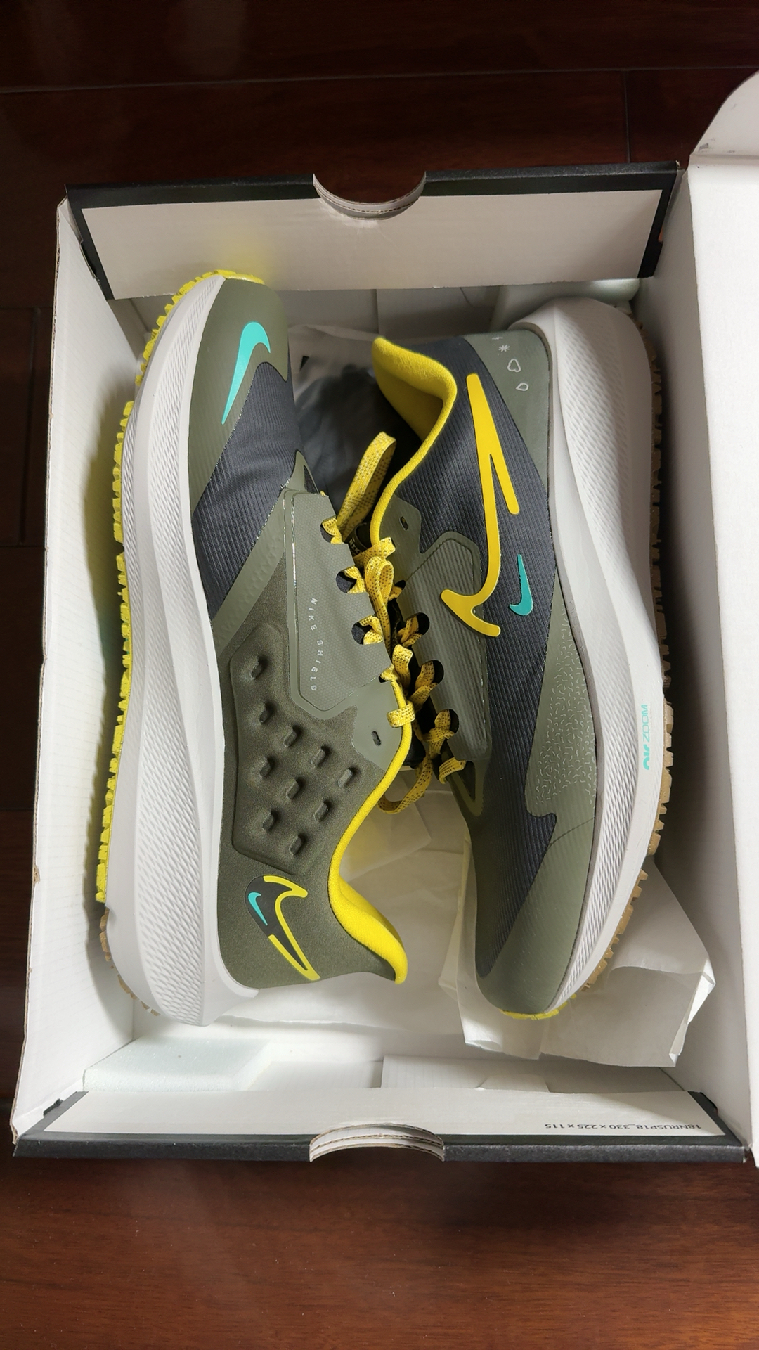 custom review-Nike Pegasus Turbo Shield Low Топ Тренировки Гонки Беговые кроссовки Мужской Коричневый