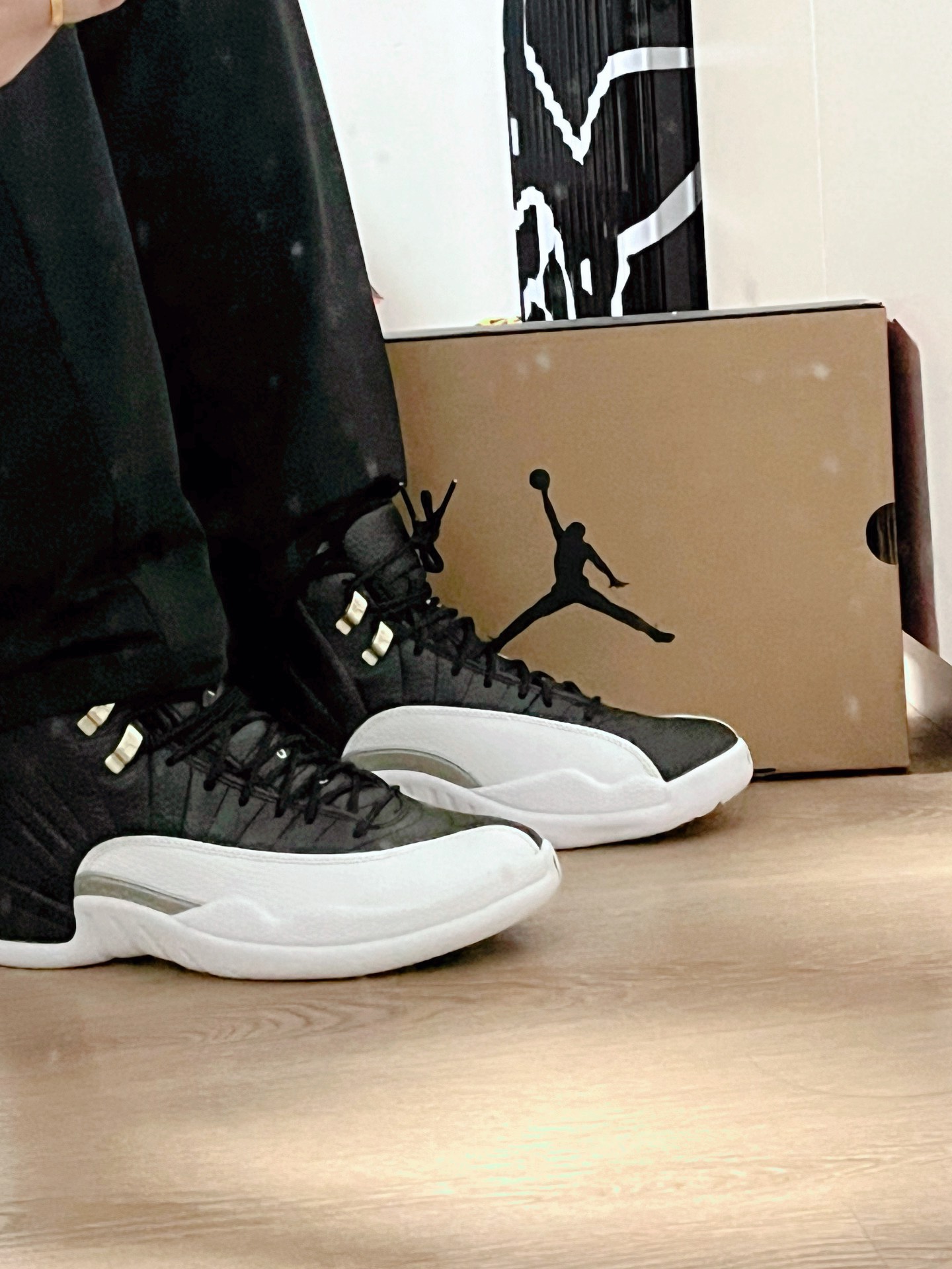 custom review-JORDAN Air Джордан 12 Винтажные баскетбольные кроссовки High Топ Унисекс