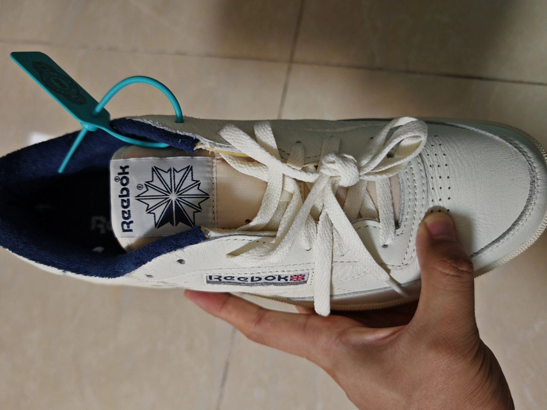 custom review-Reebok CLUB C 85 VINTAGE Устойчивые к истиранию низкие скейтборд-кроссовки унисекс бежевые