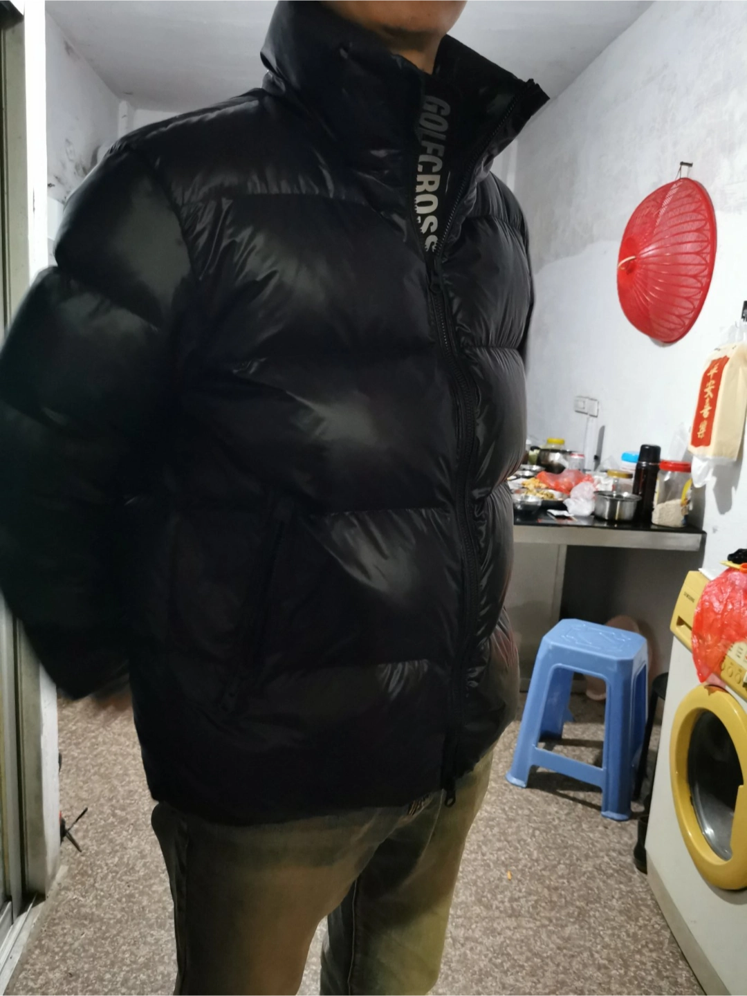 custom review-GOLFCROSS Черный Унисекс Пуховики