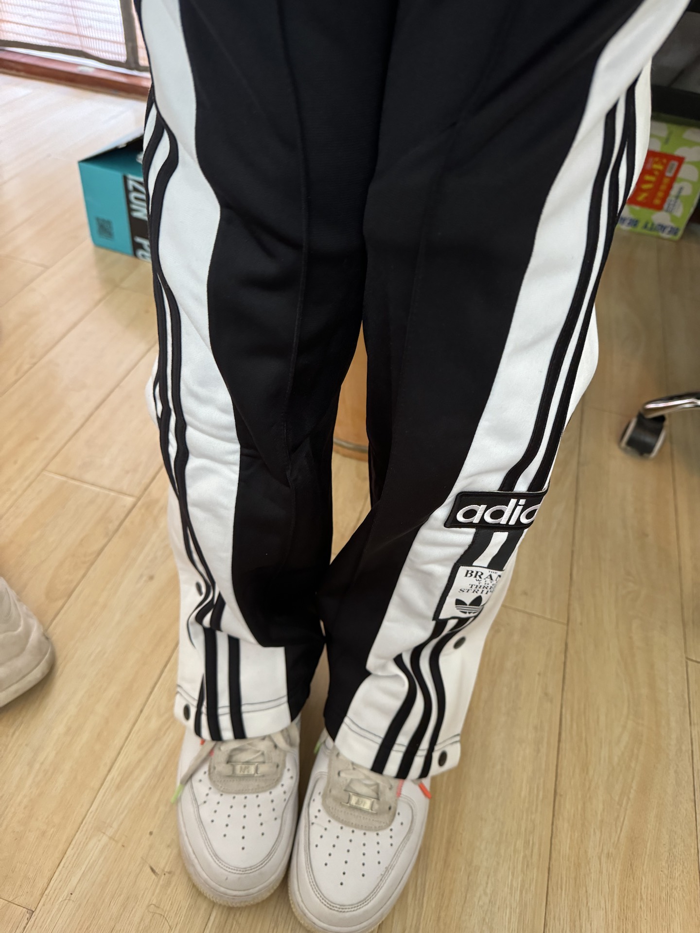 custom review-Adidas Originals Повседневные Тренировочные Штаны Японская Версия Женские Черные