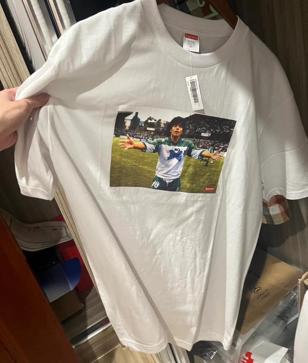 custom review-Supreme SS24 WEEK1 T Рубашка Унисекс