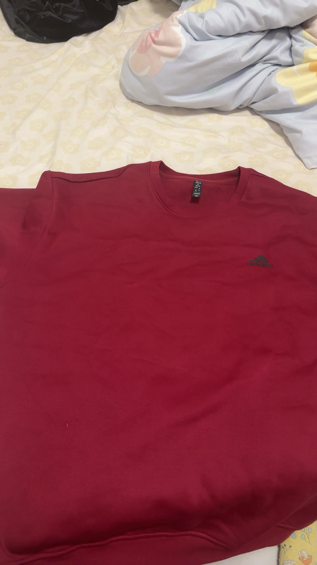 custom review-Adidas Label Свитшот Унисекс Красный