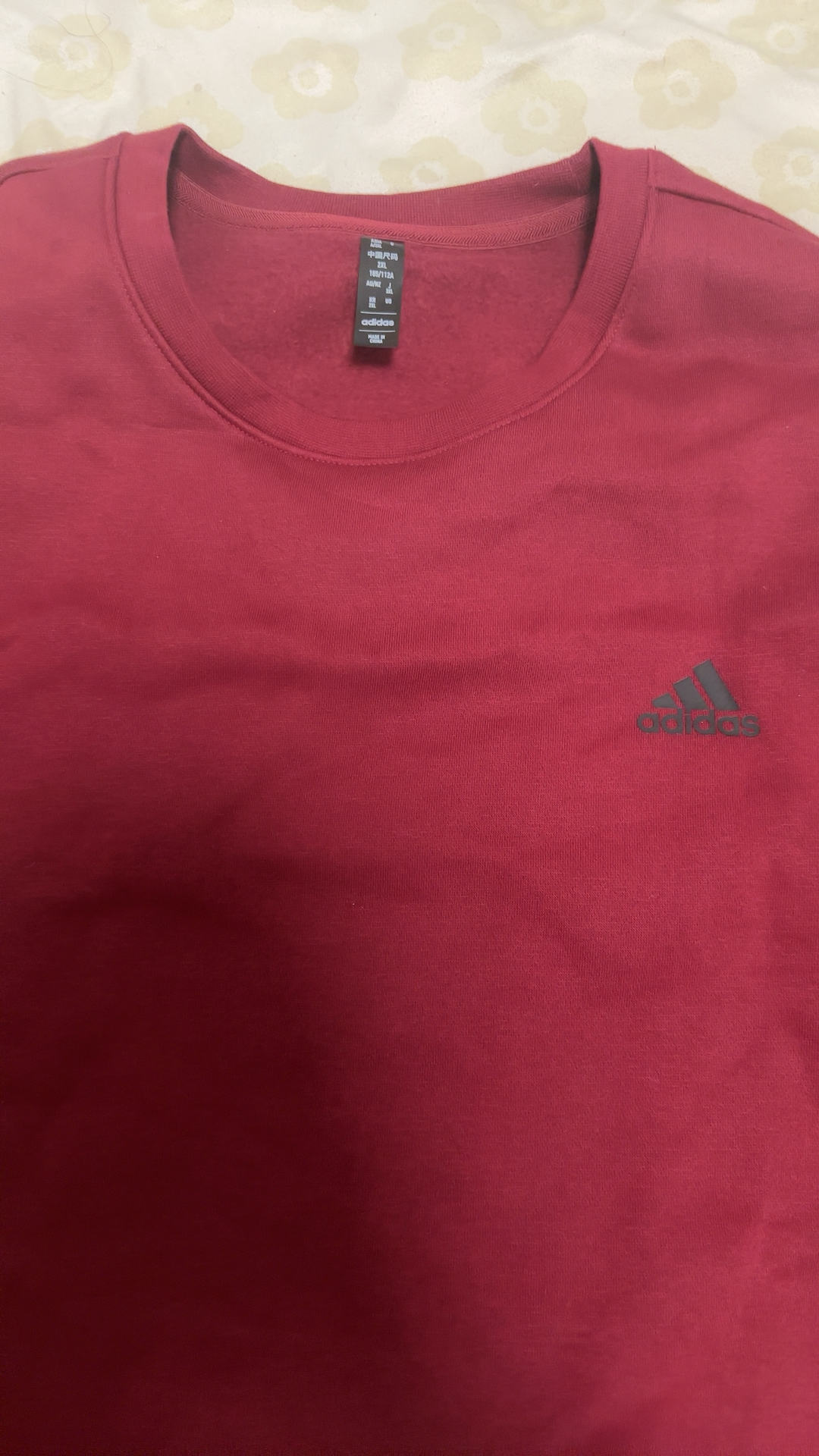 custom review-Adidas Label Свитшот Унисекс Красный