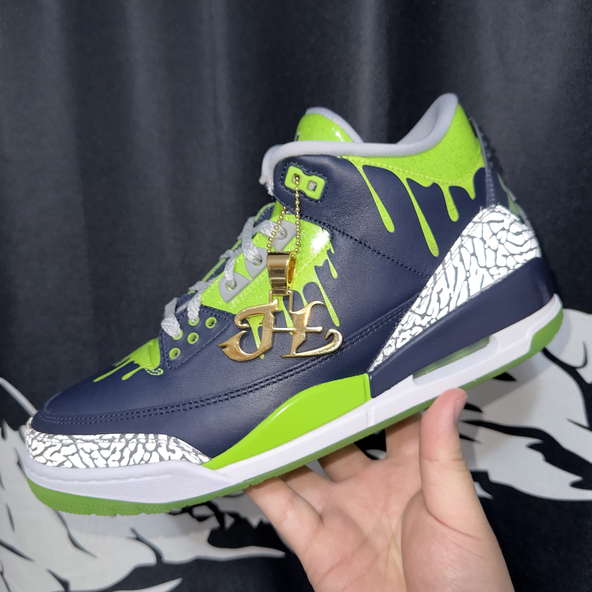 custom review-Doernbecher Трюковая доска x Jordan Air Джордан 3 Трендово MID Топ Винтажные баскетбольные кроссовки Унисекс
