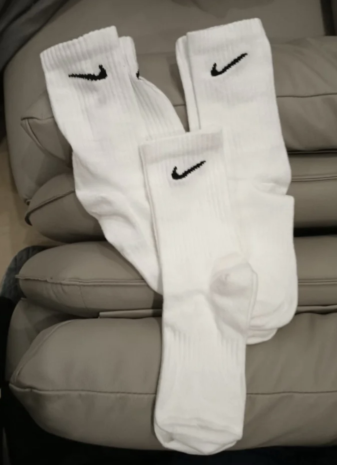 custom review-Найк Высокие Носки Унисекс Combo Set Белый