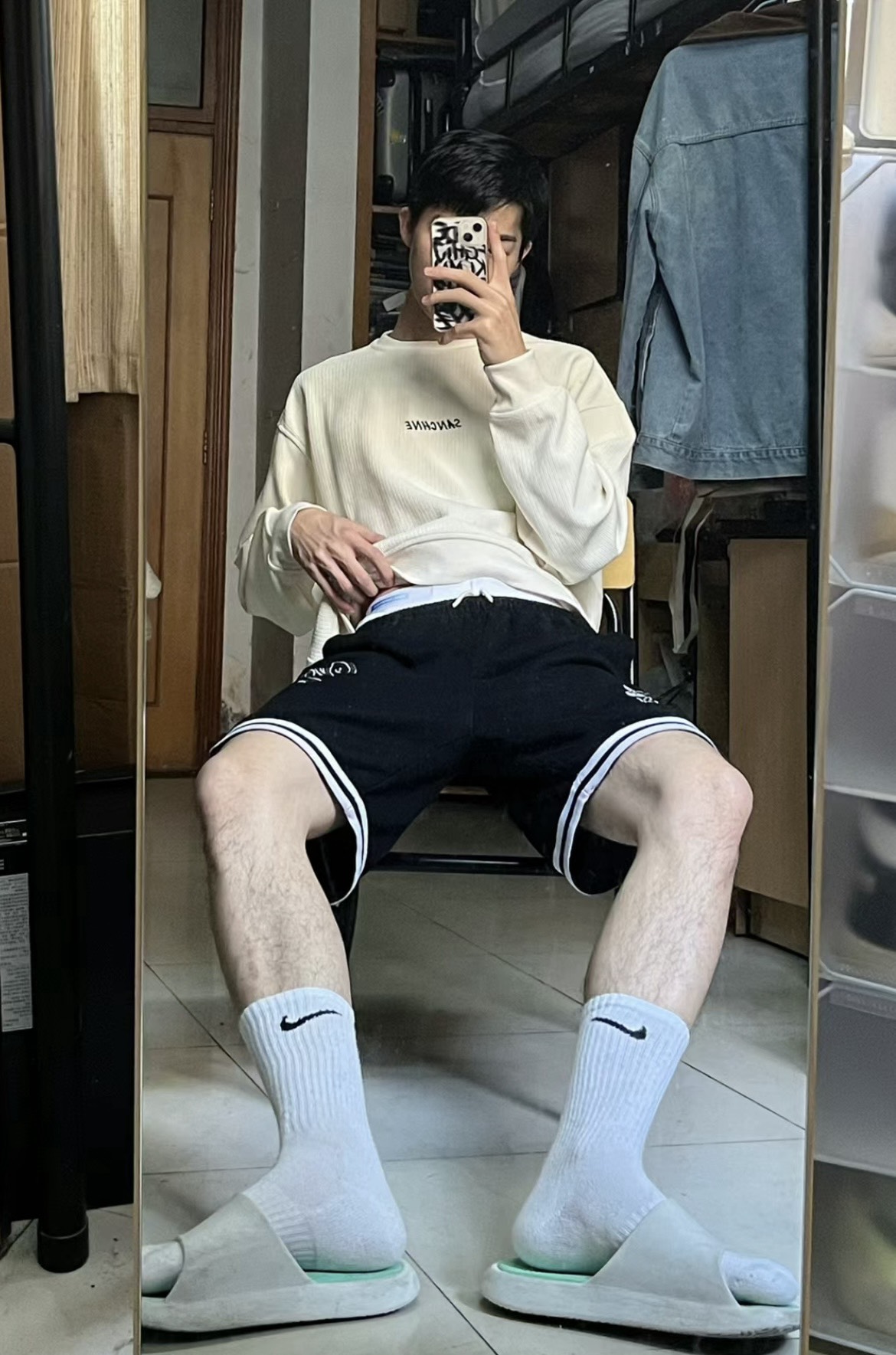 custom review-Найк Высокие Носки Унисекс Combo Set Белый