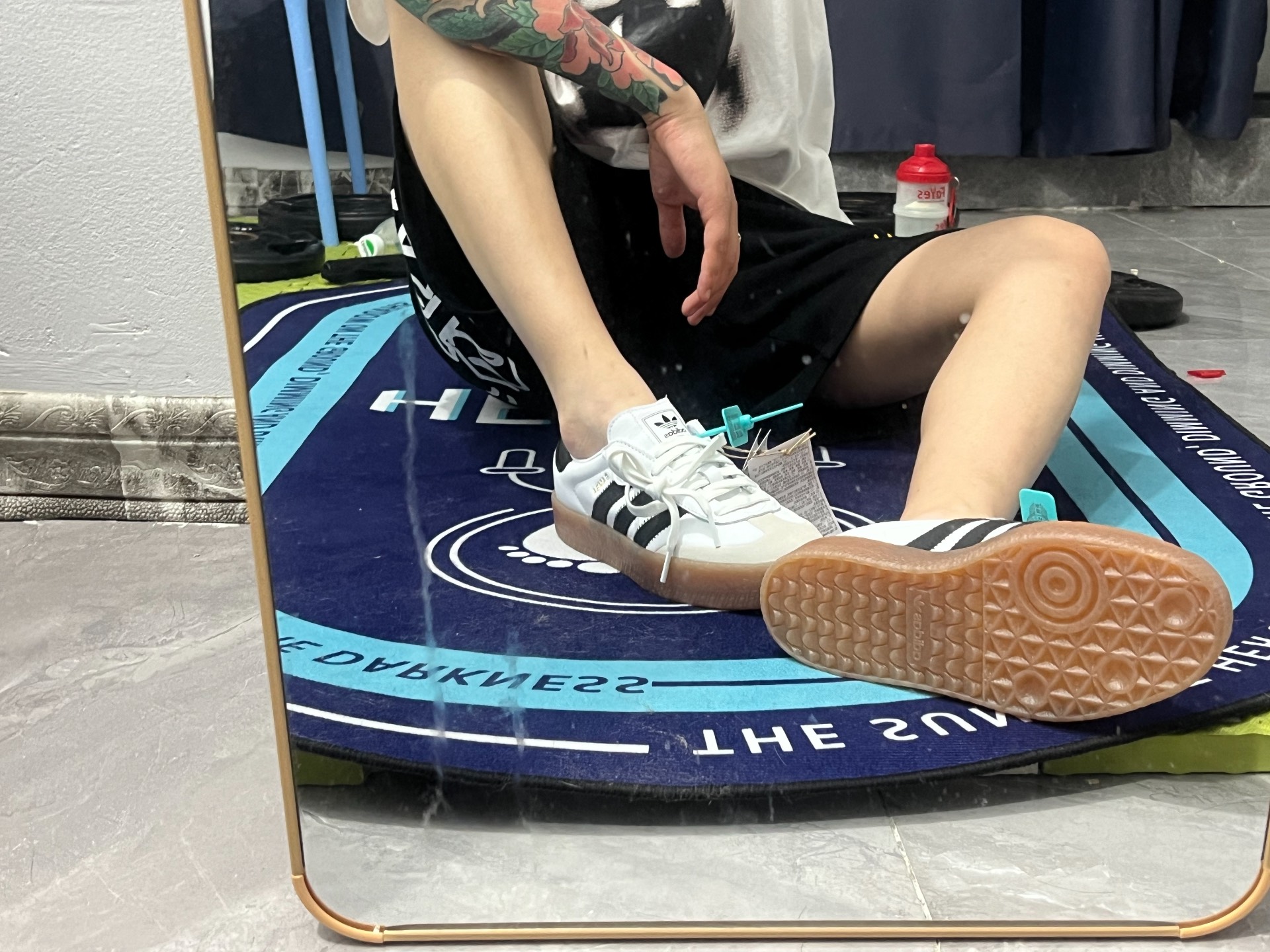 custom review-Adidas Originals SAMBAE Low Топ Скейтборд Кроссовки Женские Белые Черные