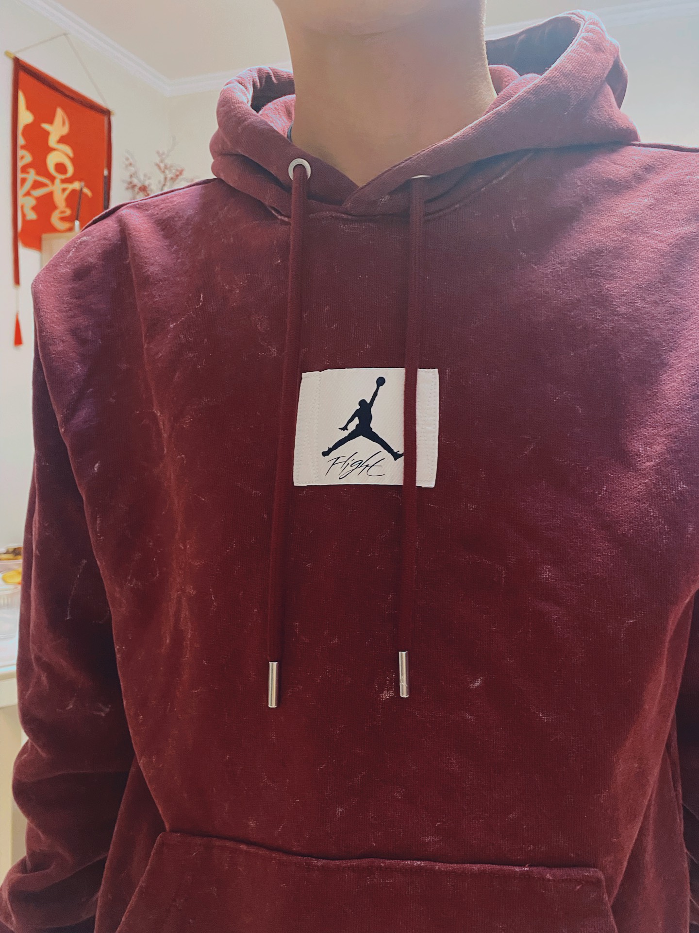 custom review-Jordan Air Пилотный Красный цвет вишневого дерева Мужские Свитшоты