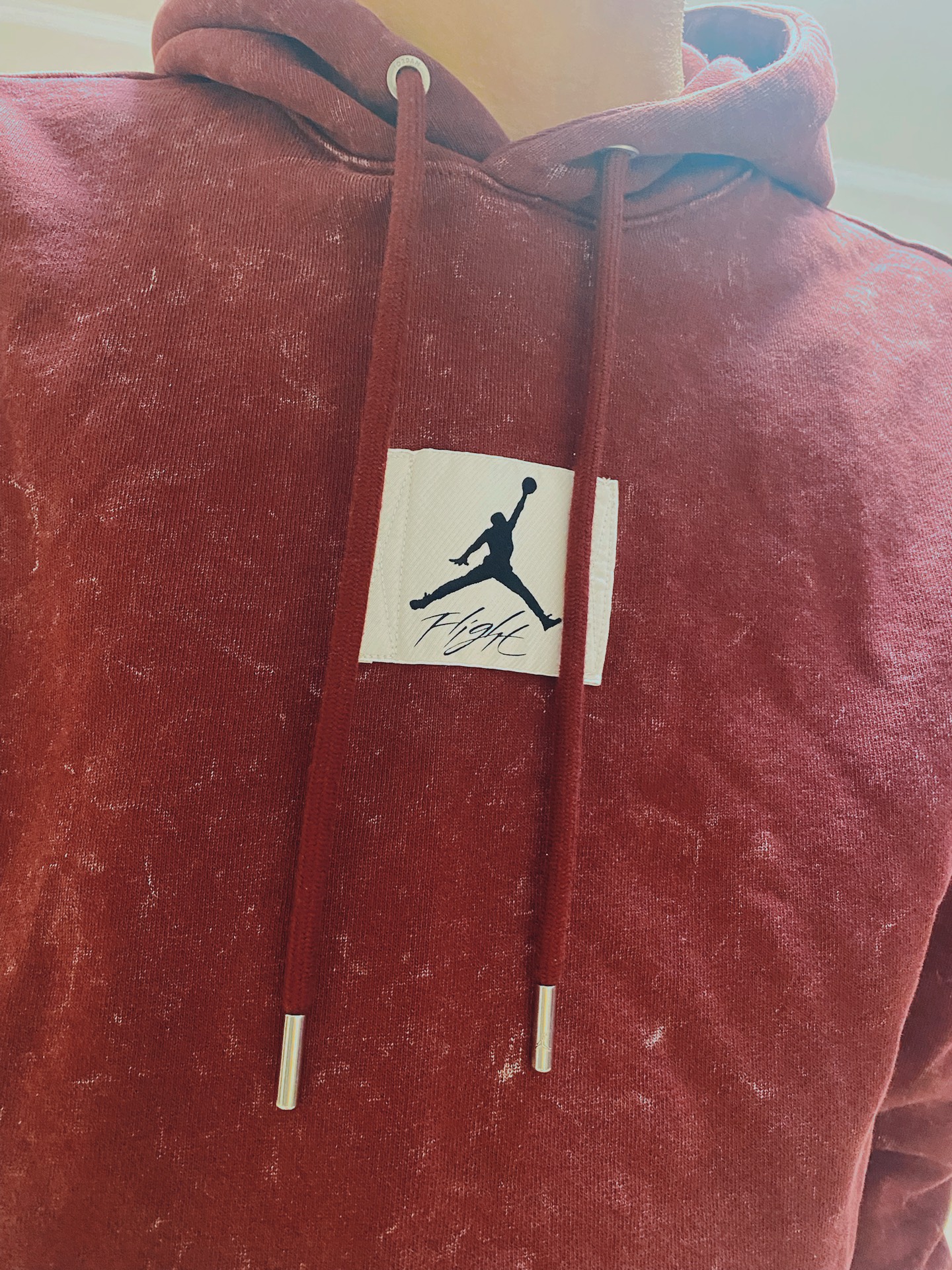 custom review-Jordan Air Пилотный Красный цвет вишневого дерева Мужские Свитшоты