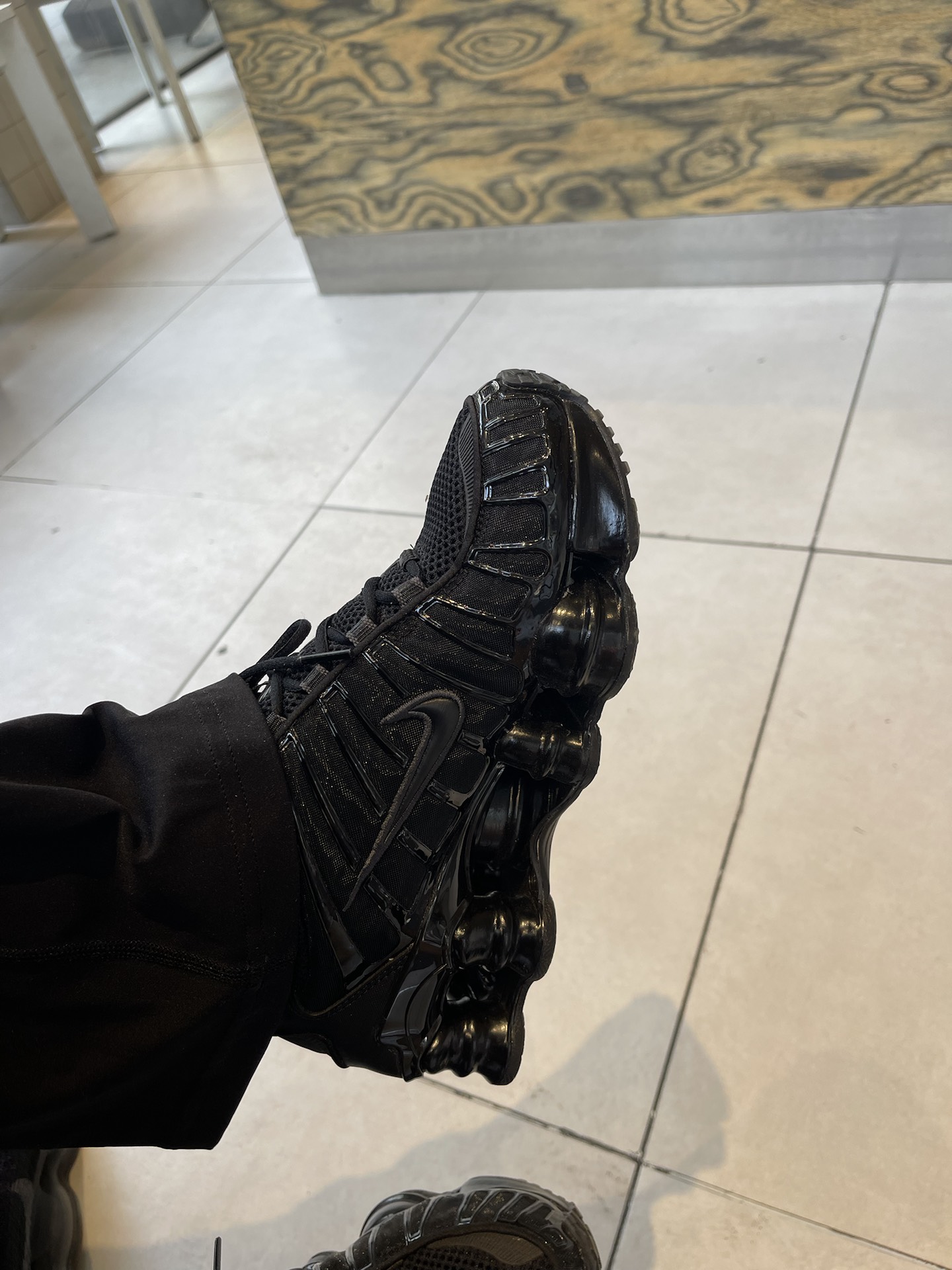 custom review-Nike Shox TL Series Устойчивый к истиранию Низкий Топ Повседневные Городские Кроссовки для Коммуникативных Беговых Женские Черные