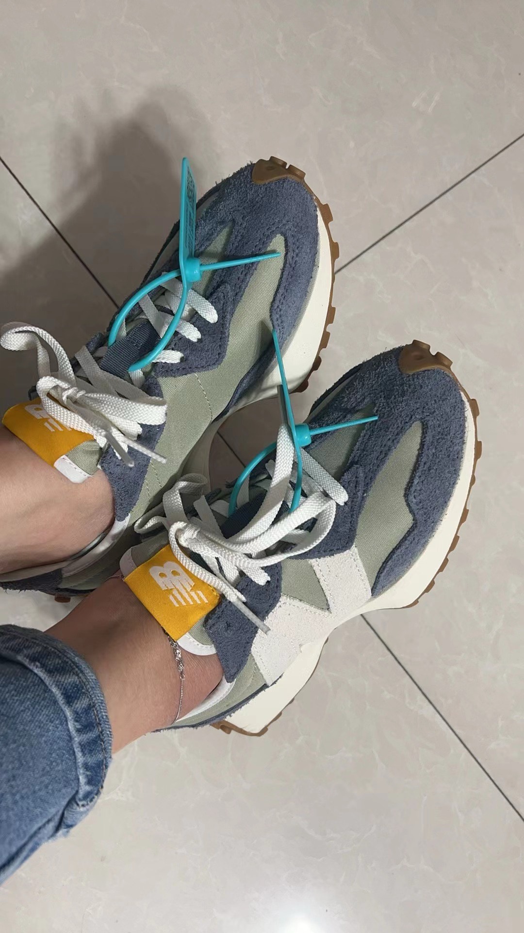 New Balance 327 Dark Arctic Grey - POIZON