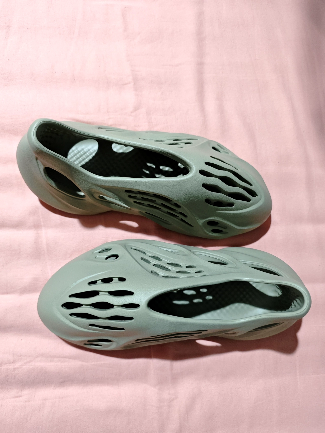 custom review-Adidas Originals Yeezy Foam Runner 'Камень SALT' Сабо Unisex Light Коричневый