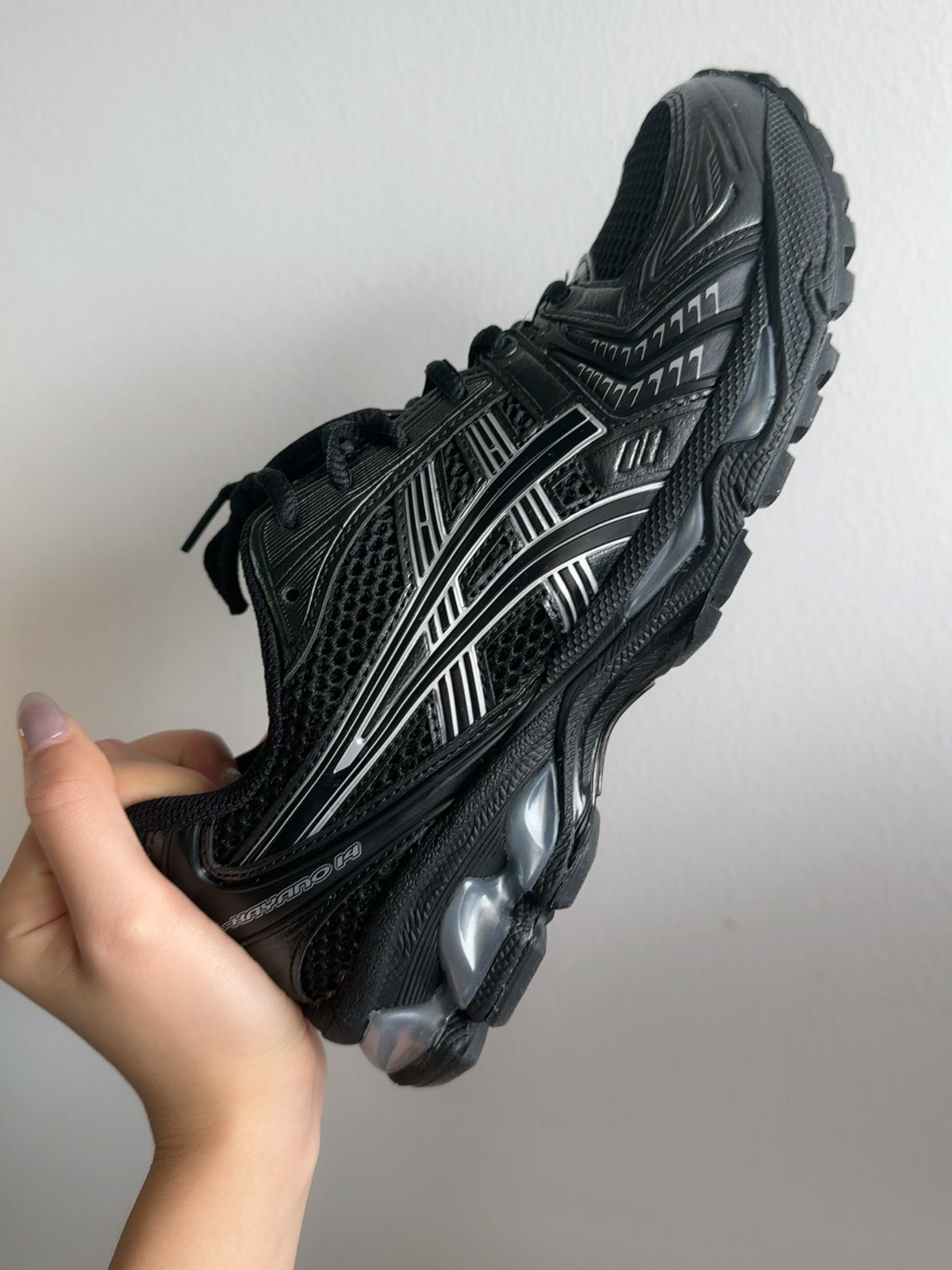 custom review-Asics Gel Kayano 14 Black Pure Silver