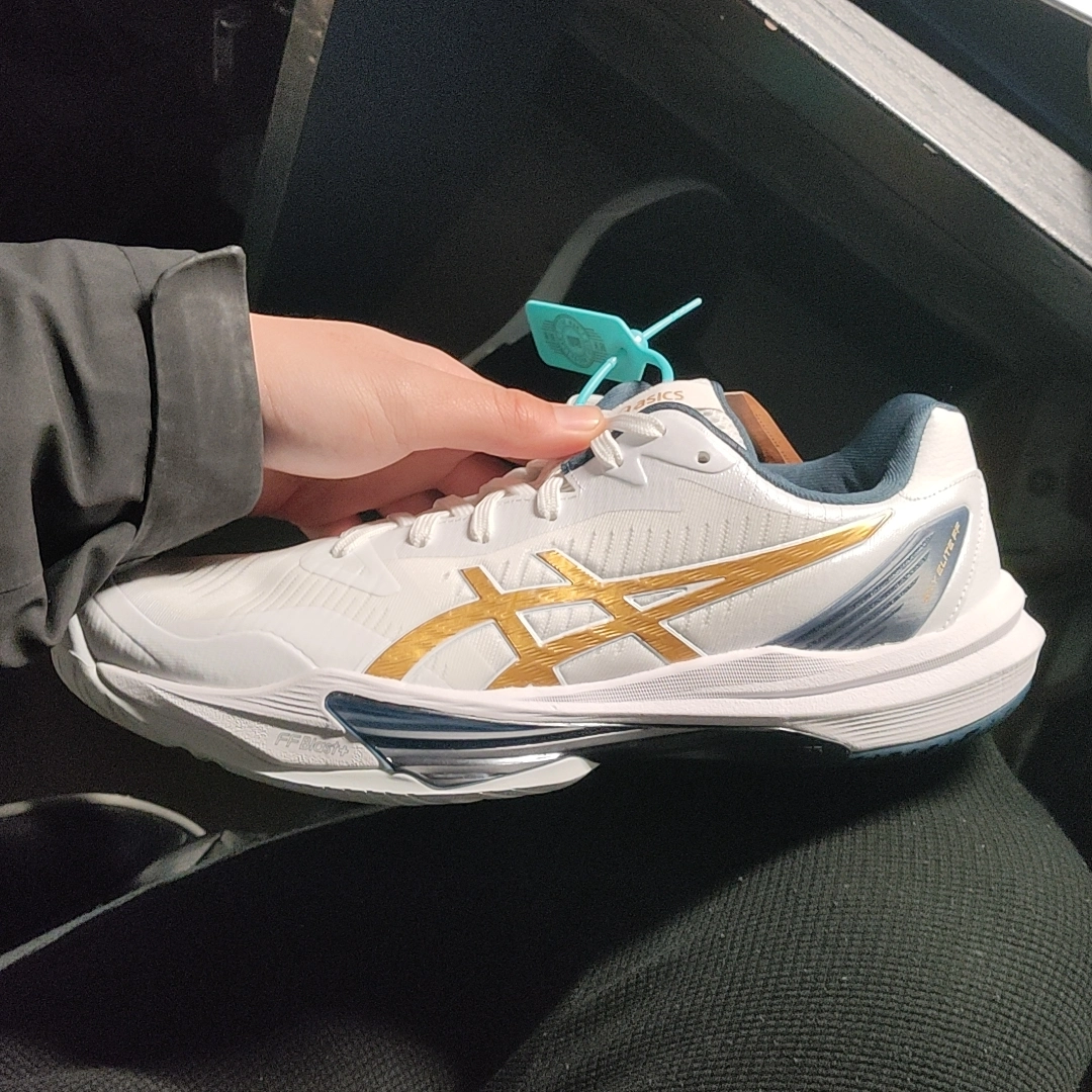 custom review-ASICS Sky Elite FF 3 Low Топ Кроссовки для тренировок Мужской Белый Золото