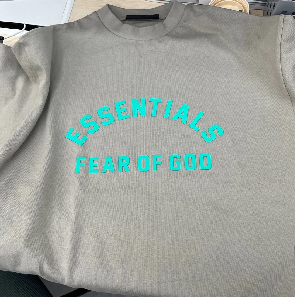custom review-Fear of God Essentials SS24 Drop2 Crewneck T-Shirt T-Shirt Men's Grey
