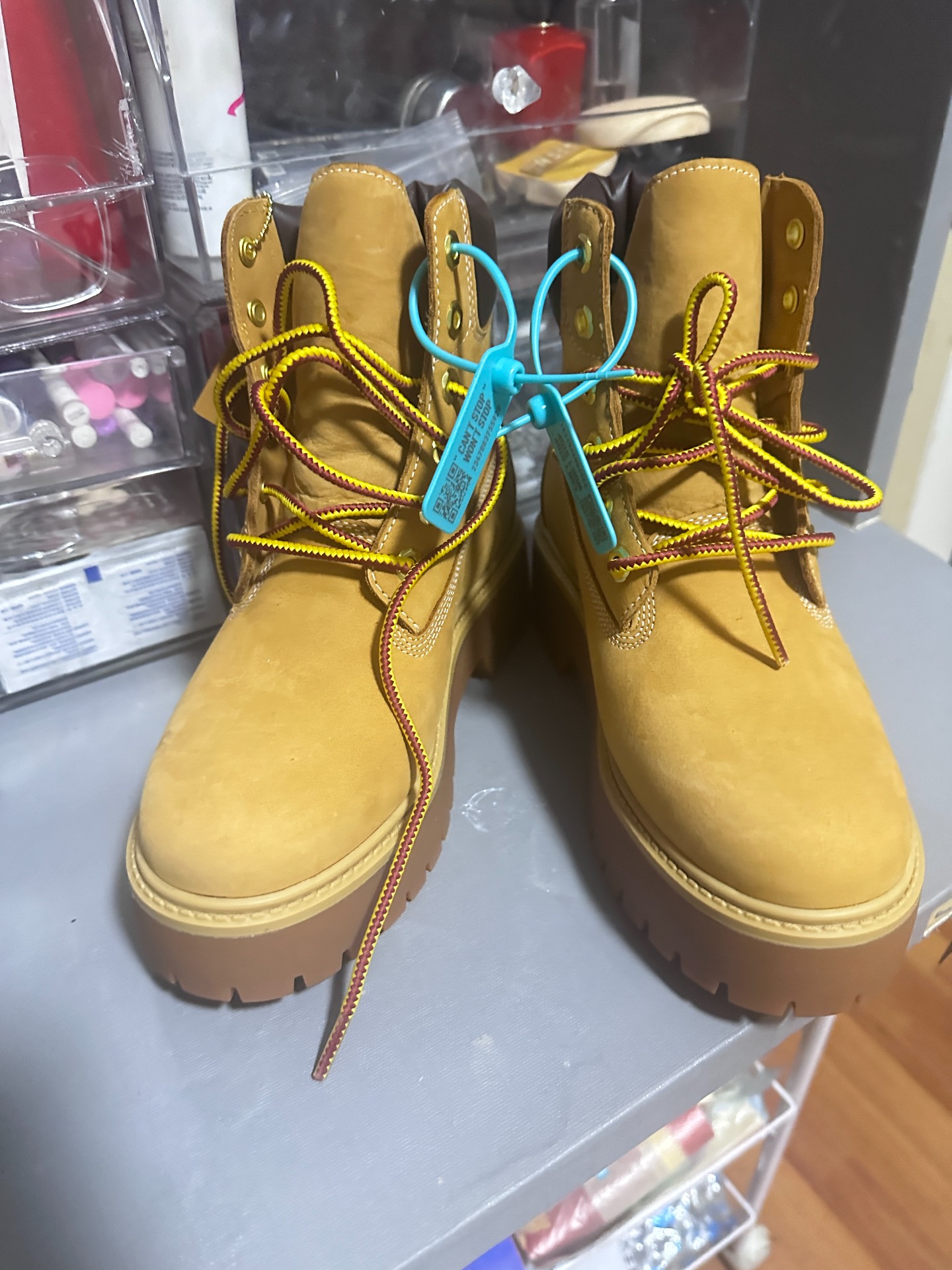 custom review-Timberland Премиум Водонепроницаемый И Износостойкий Короткий Аутдор Женские Желтый