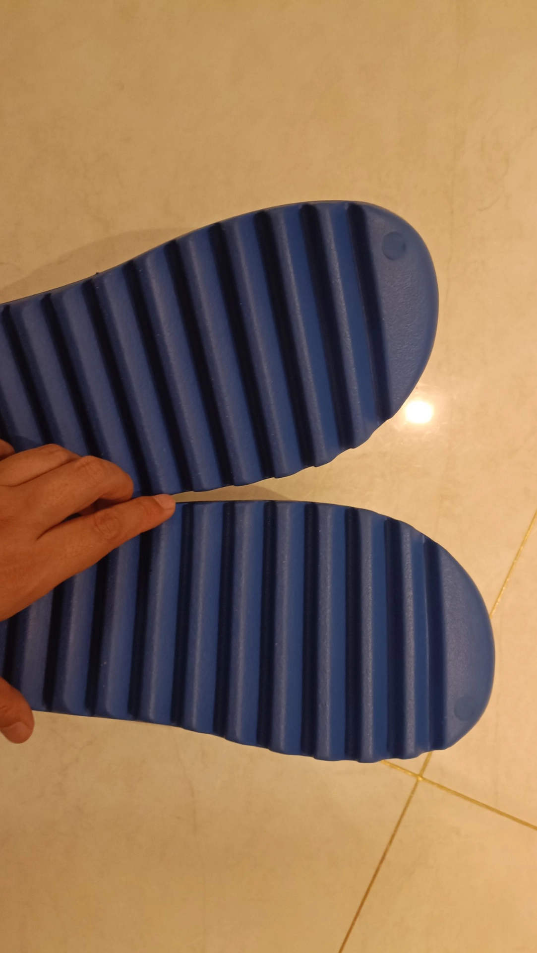 custom review-Adidas Yeezy Slide 'Azure'