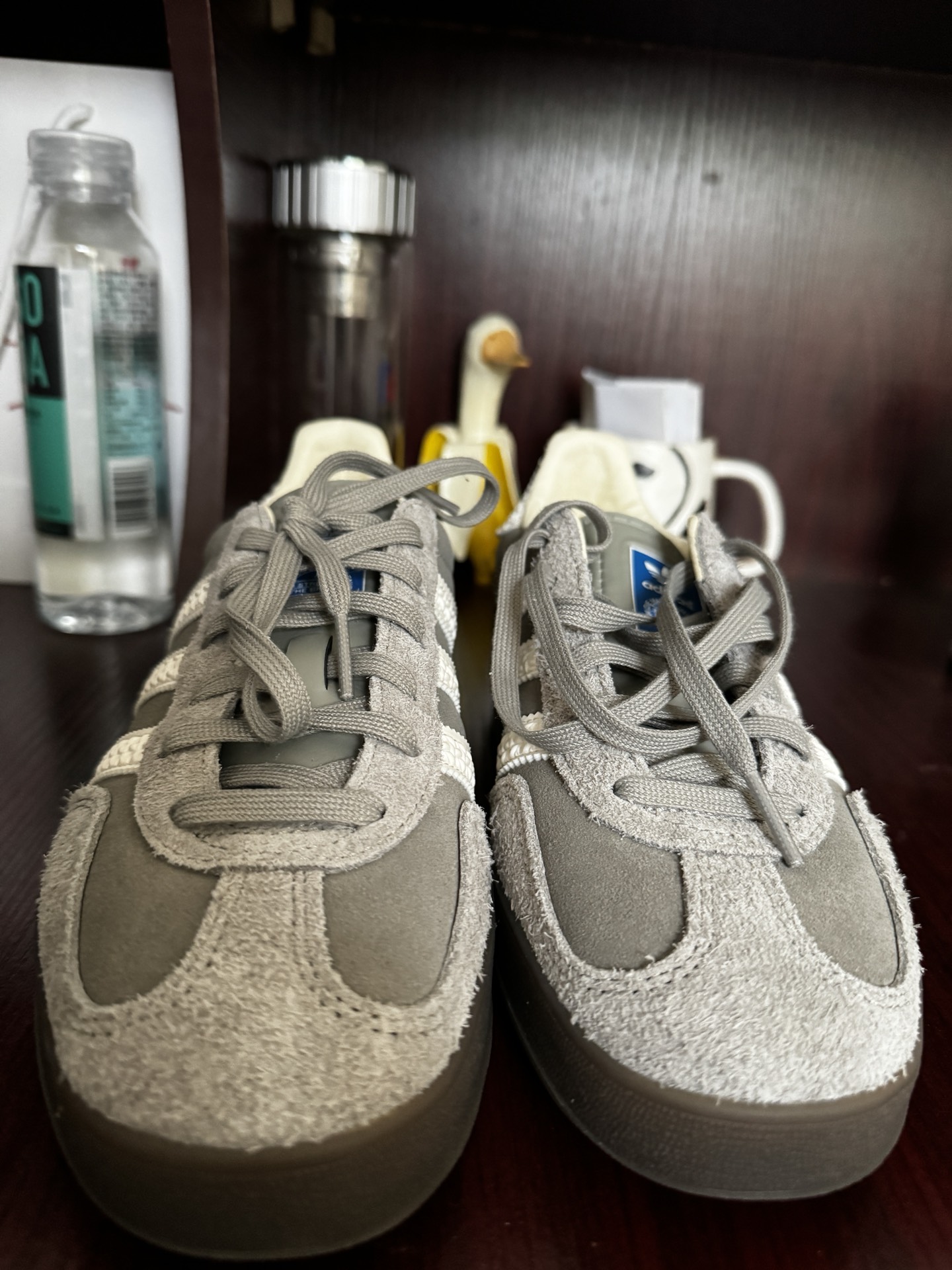 custom review-Adidas Originals GAZELLE INDOOR T Trainers Low Топ Кроссовки для скейтбординга Унисекс Серый Белый