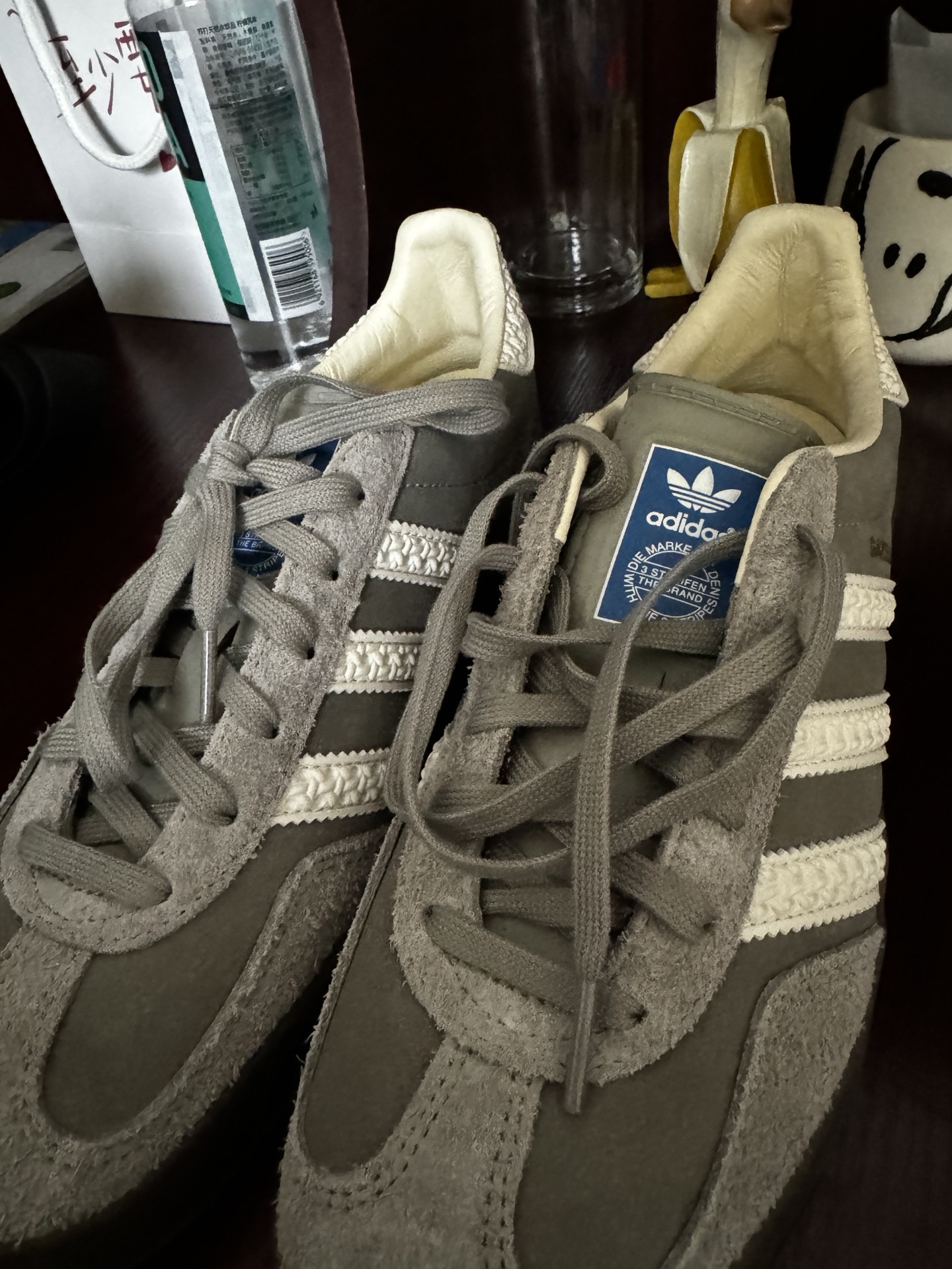 custom review-Adidas Originals GAZELLE INDOOR T Trainers Low Топ Кроссовки для скейтбординга Унисекс Серый Белый