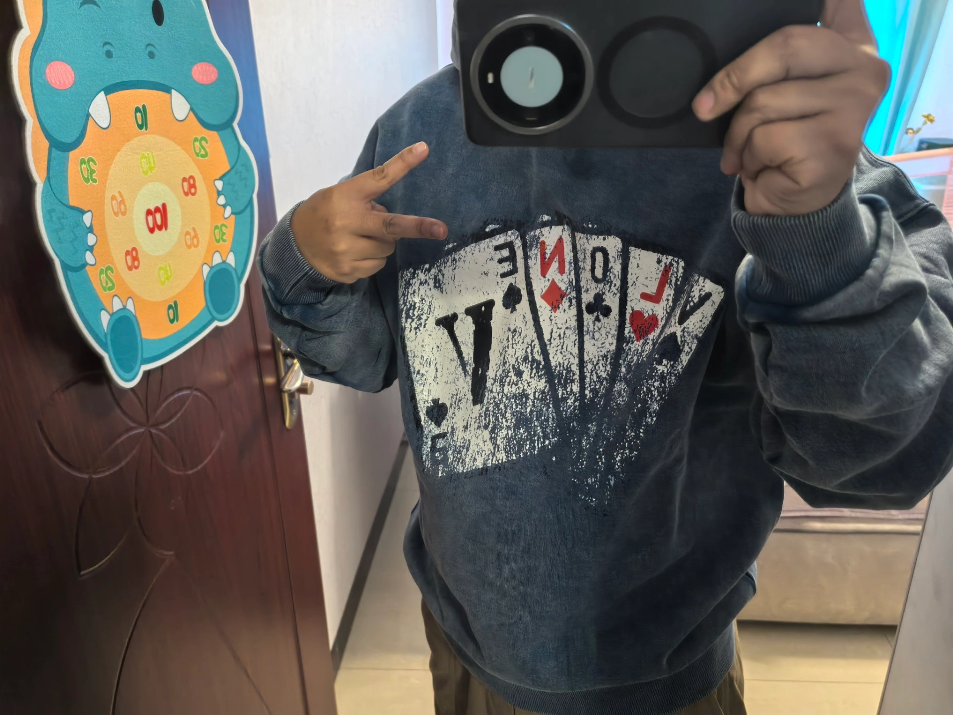 custom review-VLONE Синий Унисекс Свитшоты