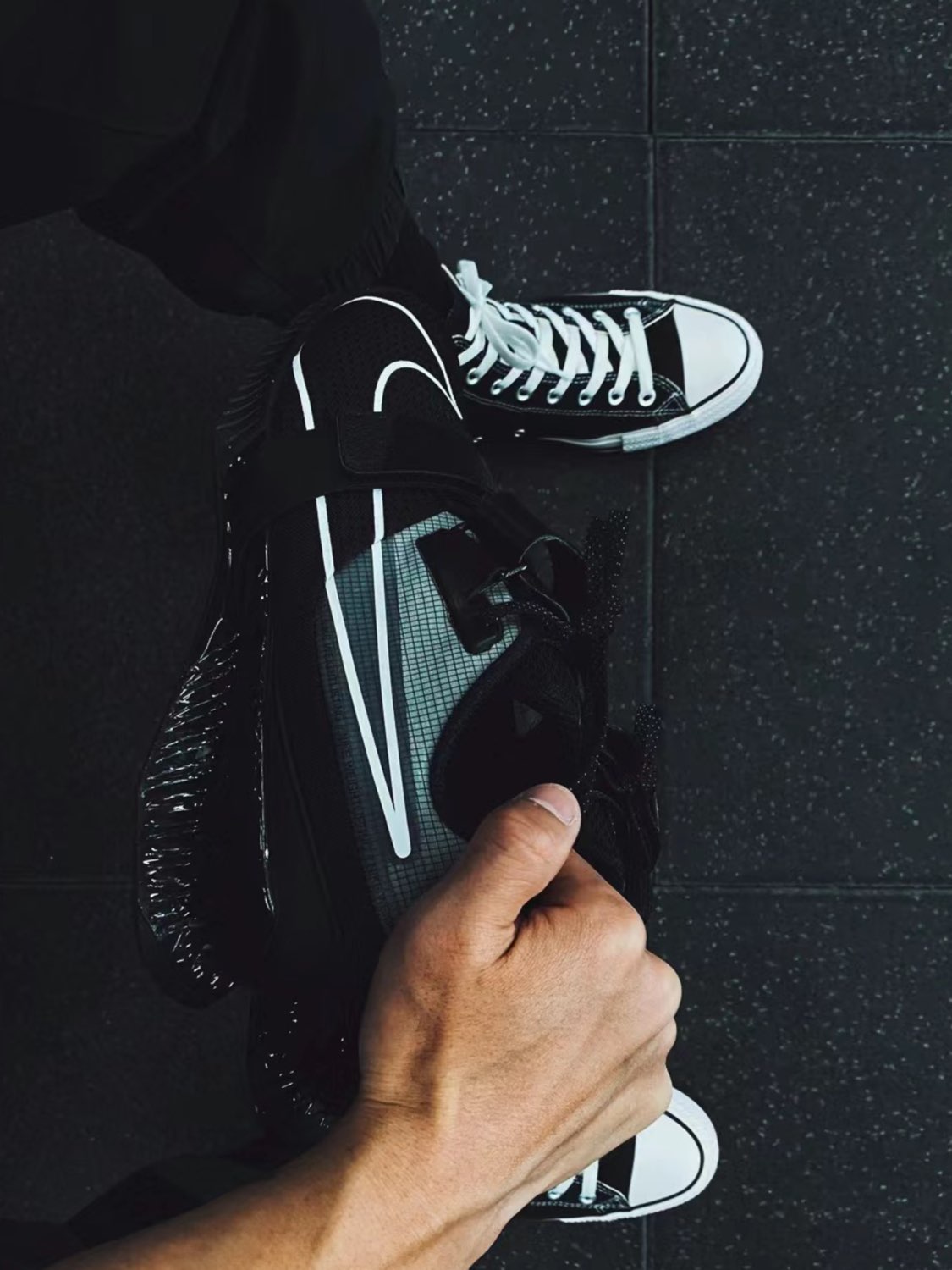 custom review-Nike Romaleos 4 Low Топ Кроссовки для тренировок Унисекс Черный Белый