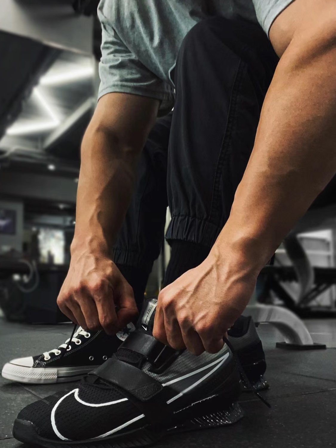 custom review-Nike Romaleos 4 Low Топ Кроссовки для тренировок Унисекс Черный Белый