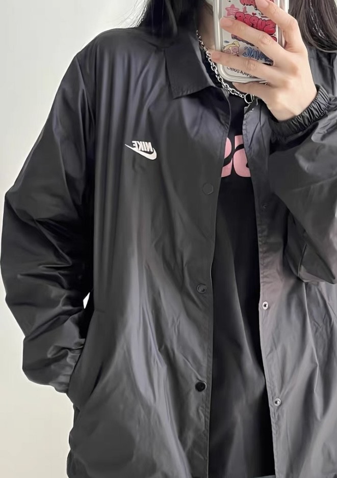 custom review-nike Клуб Куртки и Пальто Мужской Черный