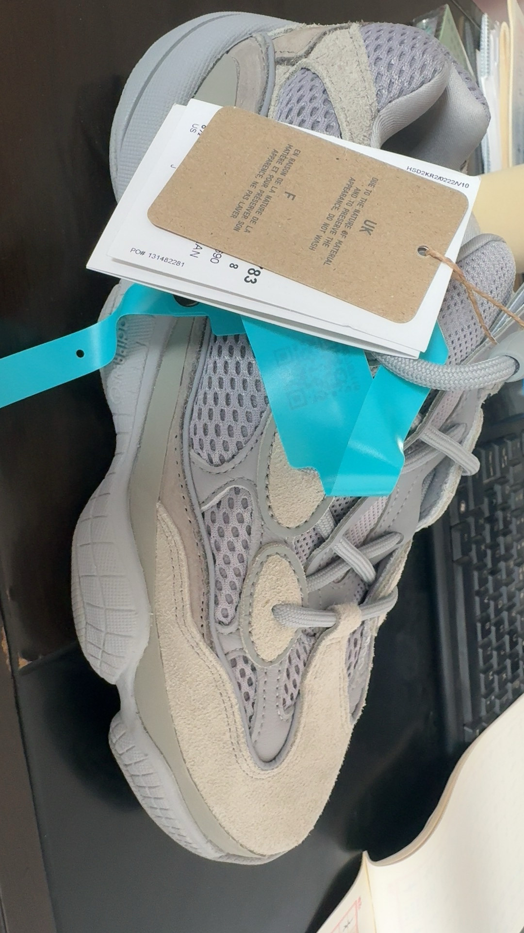 custom review-Adidas Yeezy 500 Устойчивый к истиранию Дышащий Низкий Топ Кроссовки Унисекс Серые