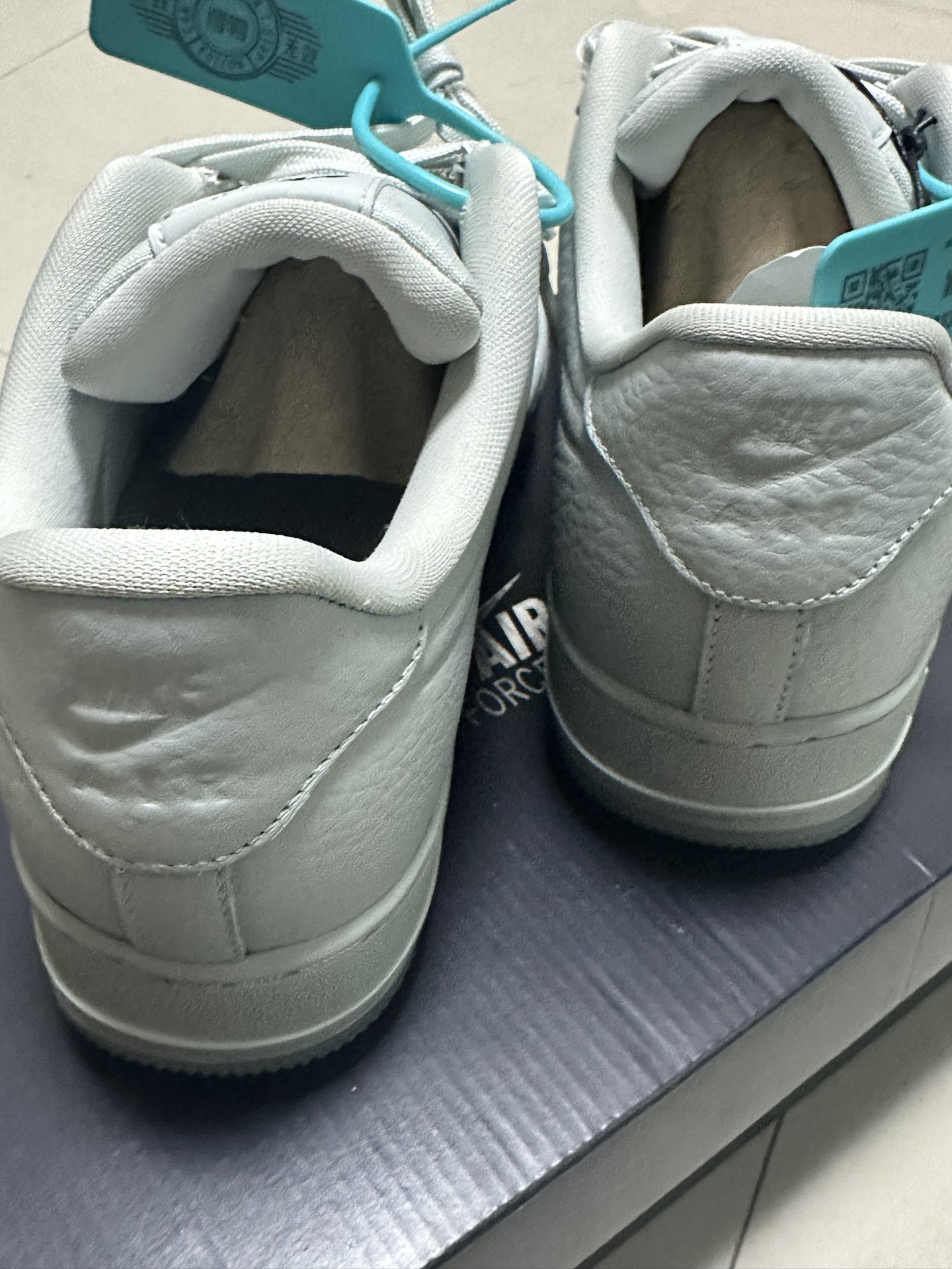 custom review-Nike Air FORCE 1 WP Low Топ Скейтборд Кроссовки Мужские Светло-Серый