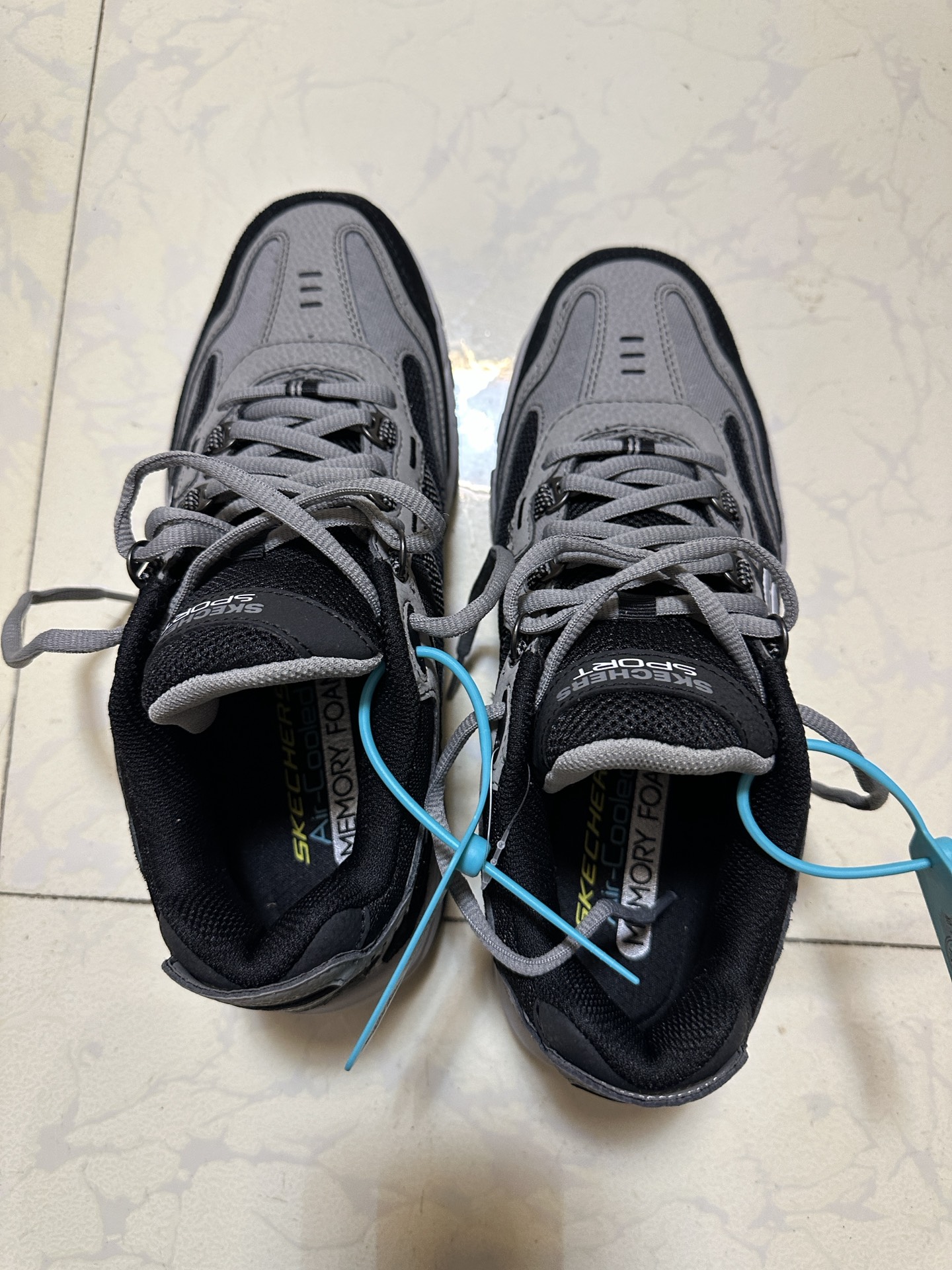 custom review-Skechers Vigor 2,0 Высота Увеличивающие Низкие Топы Повседневные Мужские Черные Серые