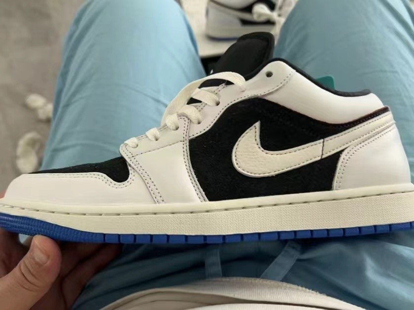 custom review-Jordan Air Jordan 1 Low 'Quai 54' Устойчивые к истиранию Низкие Баскетбольные Кроссовки Мужские Черно-Белые