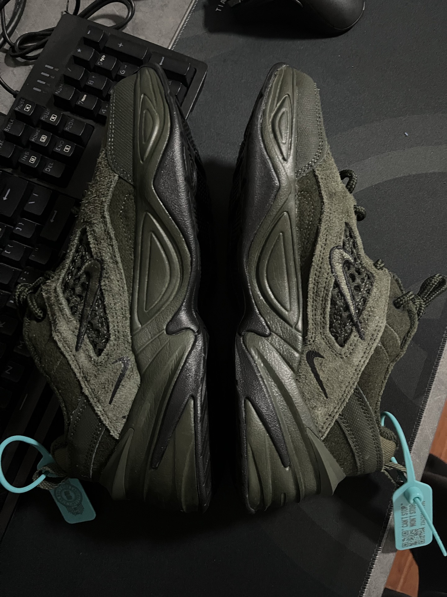custom review-Nike M2K Tekno SP Sequoia Low Top Crepe Men's Olive Green