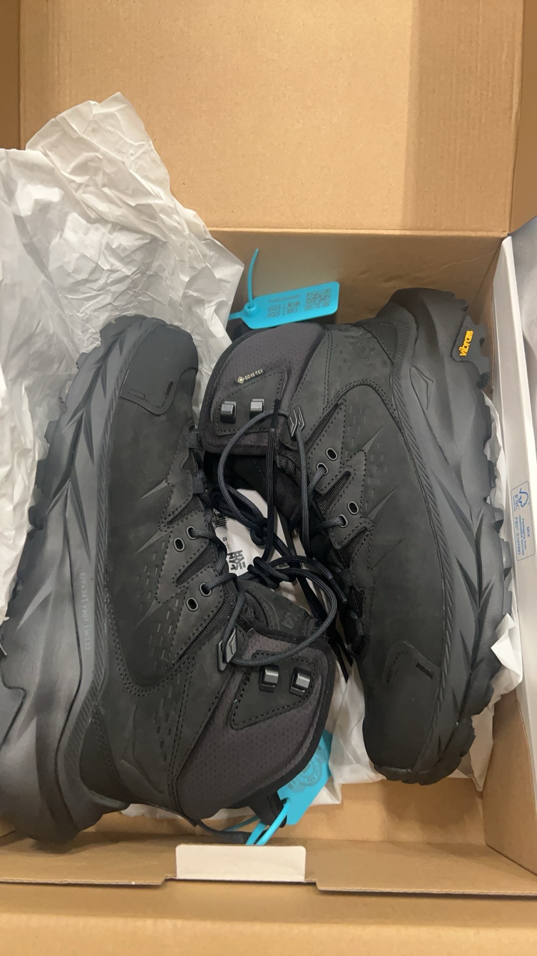 custom review-HOKA ONE ONE Kaha 2 GTX Амортизация Дышащий Легкий Высокий Топ Уличная Обувь Мужская Черный Водонепроницаемый Версия