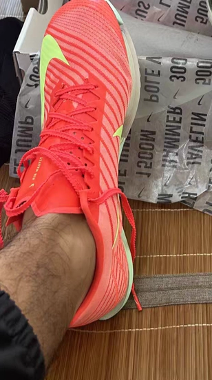 custom review-Nike Maxfly 2 Амортизация Дышащий И Прочный Дизайн Низкий Топ Гонки Спринт Беговые кроссовки Унисекс Красный