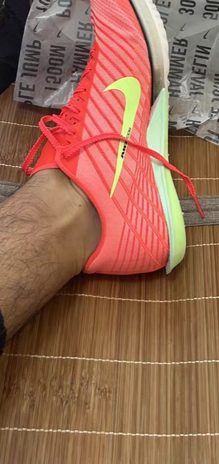 custom review-Nike Maxfly 2 Амортизация Дышащий И Прочный Дизайн Низкий Топ Гонки Спринт Беговые кроссовки Унисекс Красный