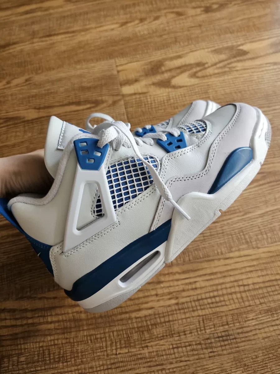 custom review-Jordan 4 Retro Military Blue 2024 GS