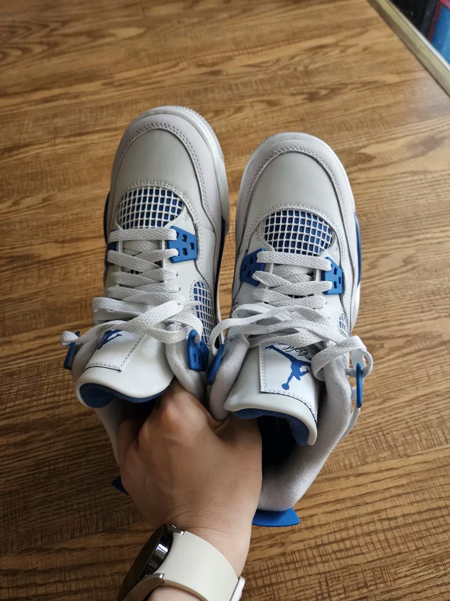 custom review-Jordan 4 Retro Military Blue 2024 GS