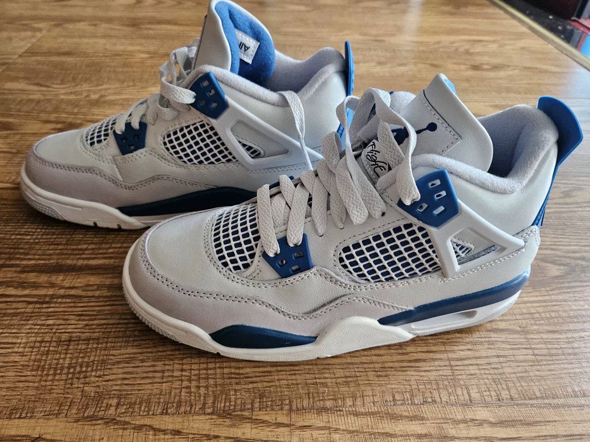custom review-Jordan 4 Retro Military Blue 2024 GS