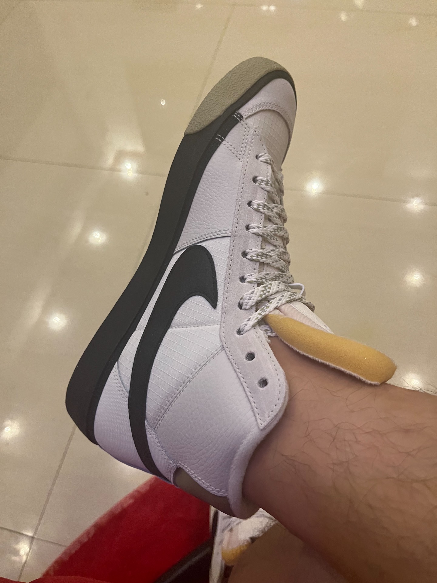 custom review-Nike Blazer Mid Топ Скейтборд Кроссовки Мужские Белый Черный