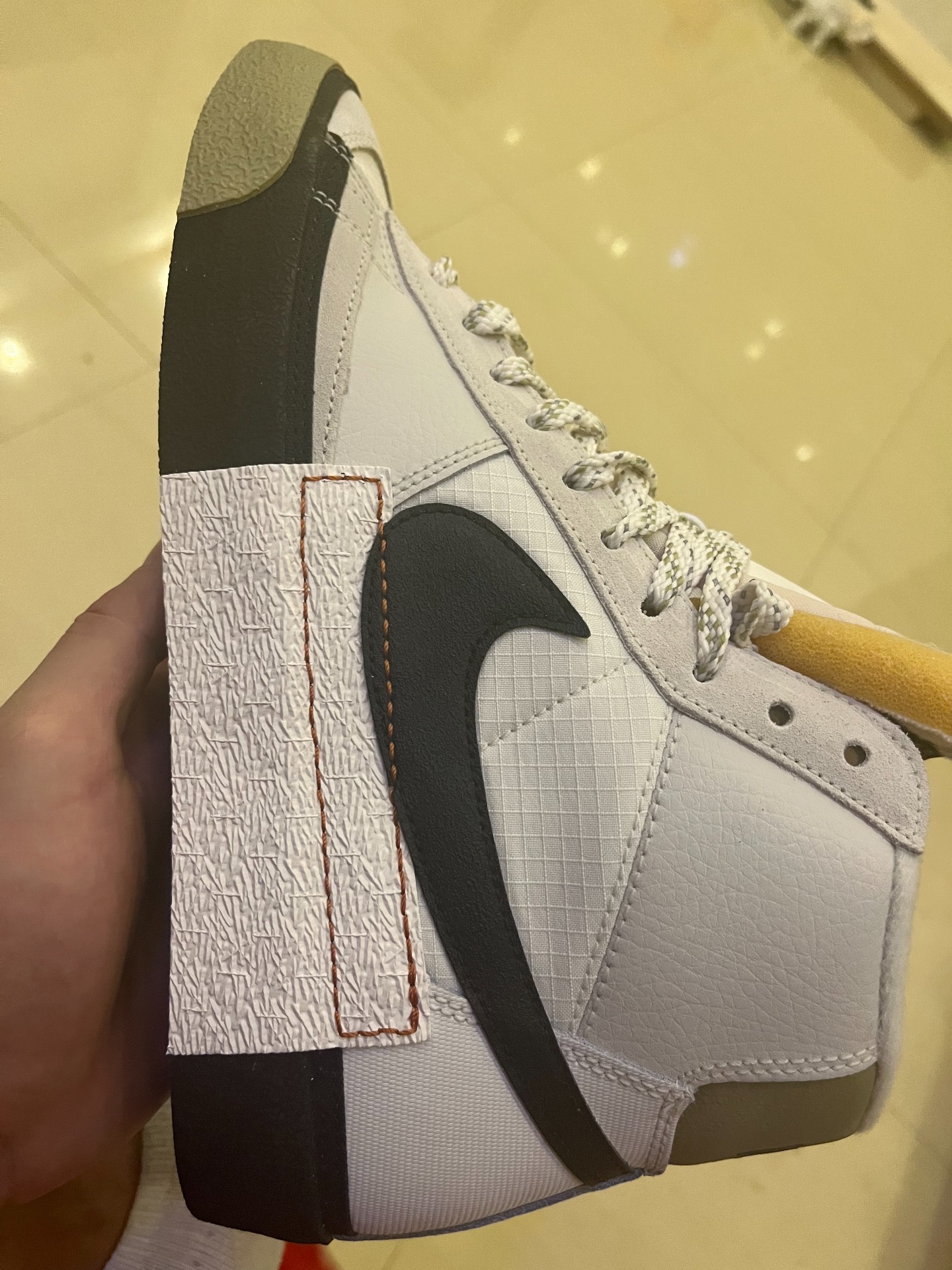 custom review-Nike Blazer Mid Топ Скейтборд Кроссовки Мужские Белый Черный
