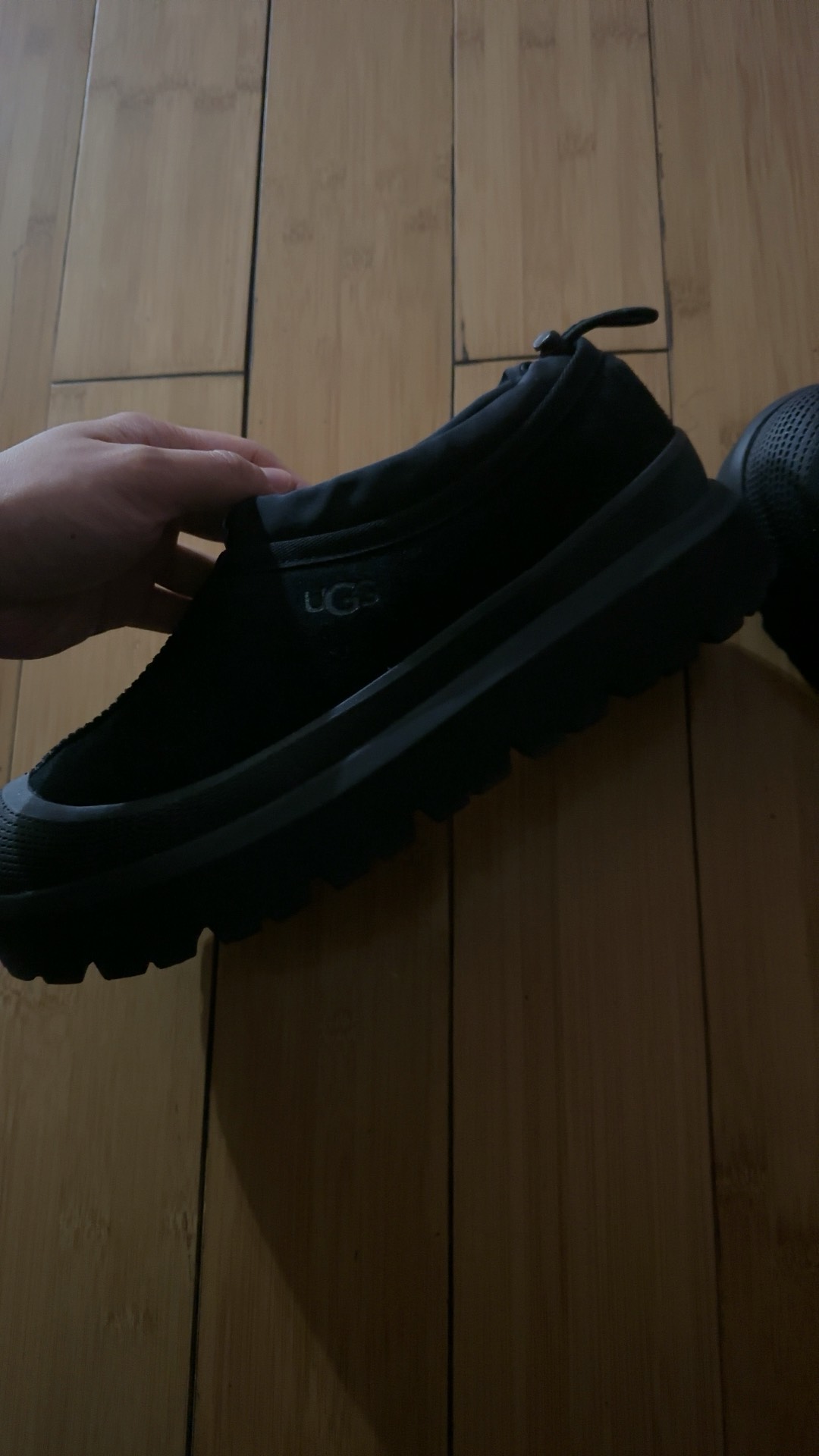 custom review-UGG Низкий топ Повседневная обувь Мужская Черная