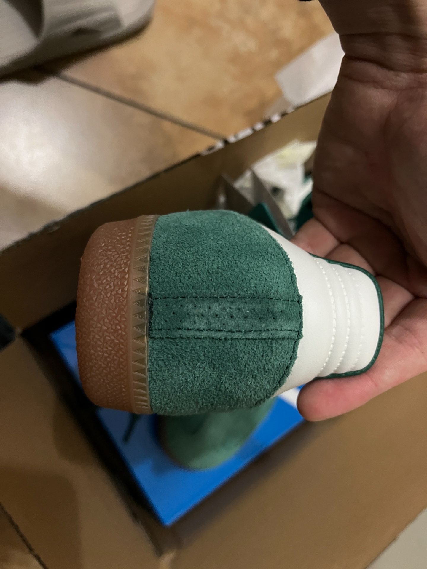 custom review-Adidas Originals Samba Og Collegiate Green Gum