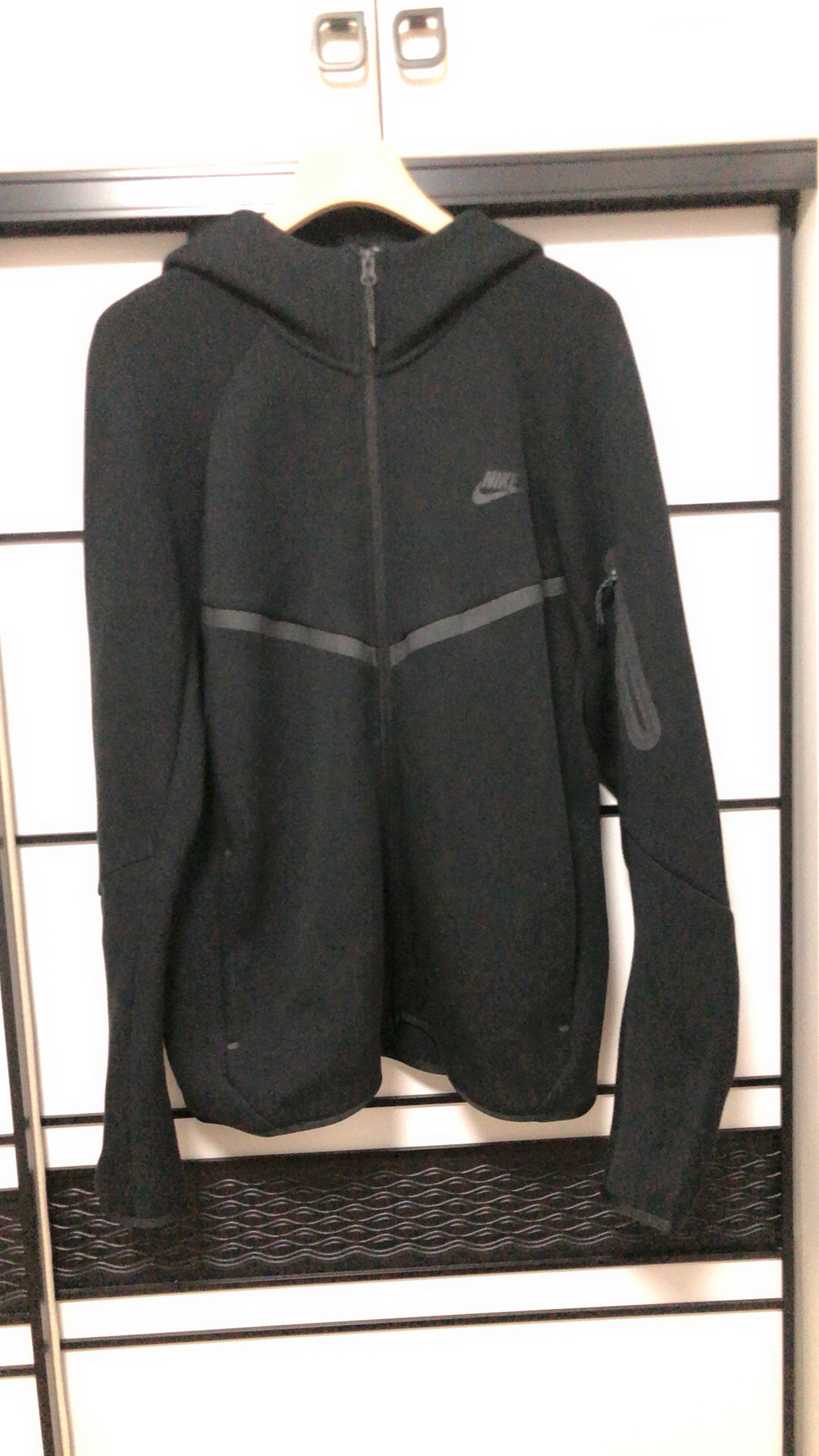 custom review-Nike Sportswear Tech Fleece Куртки и Пальто Мужской Черный