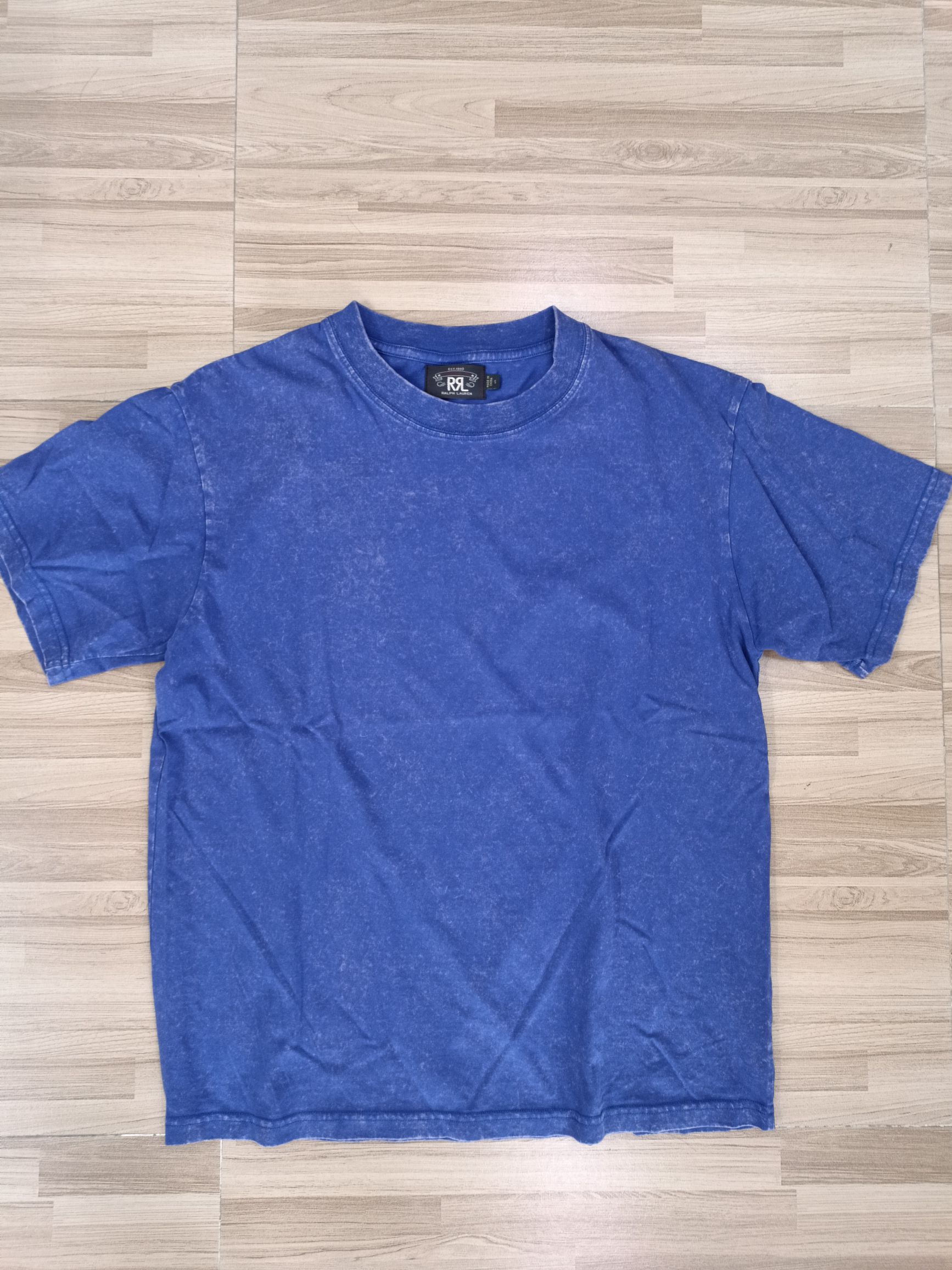 rrl宽松纯棉复古水洗做旧t恤