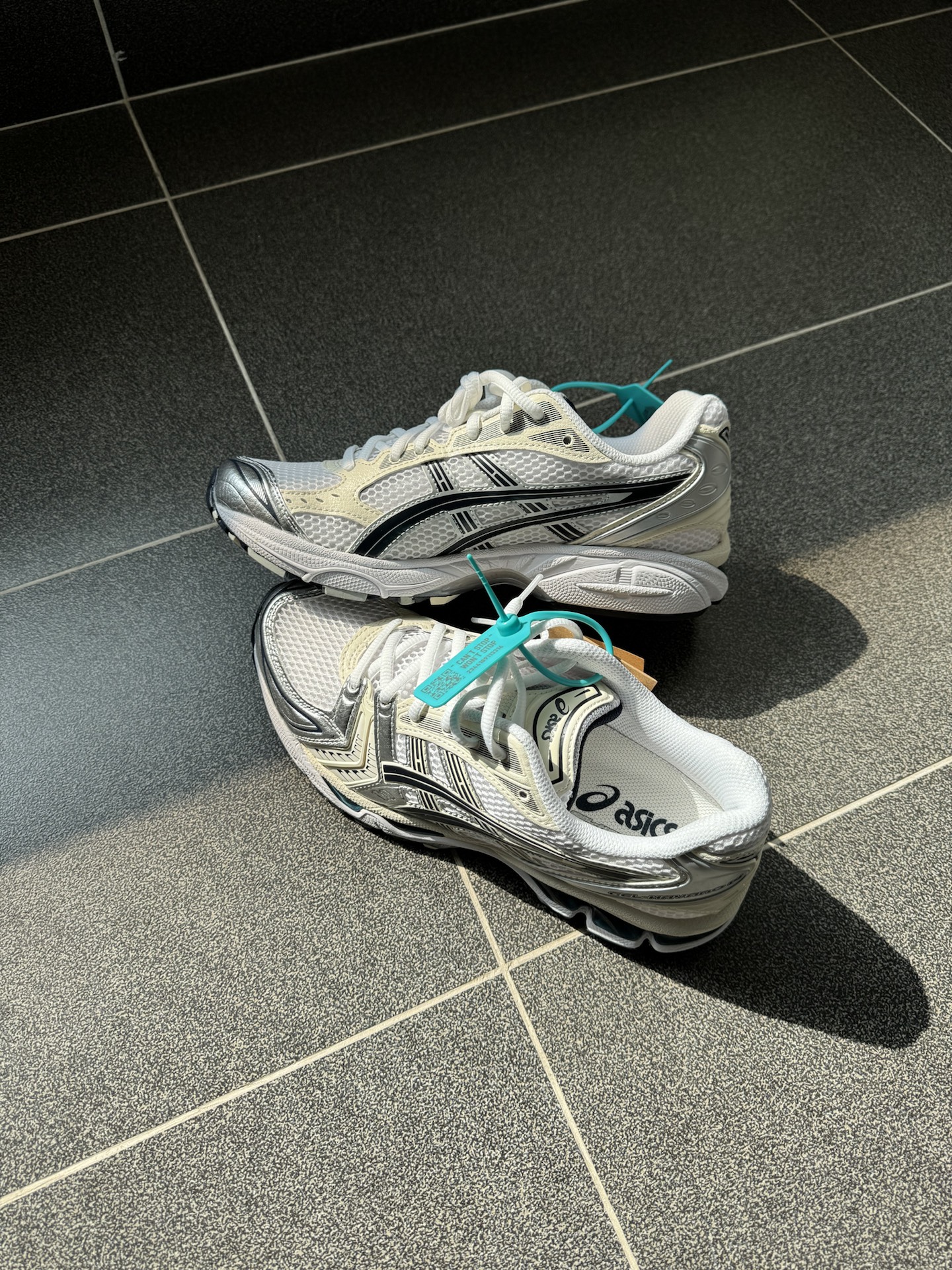 custom review-ASICS Gel Kayano 14 Амортизация Износостойкий Низкий Топ Беговые Кроссовки Женские Белые Черные Серебряные