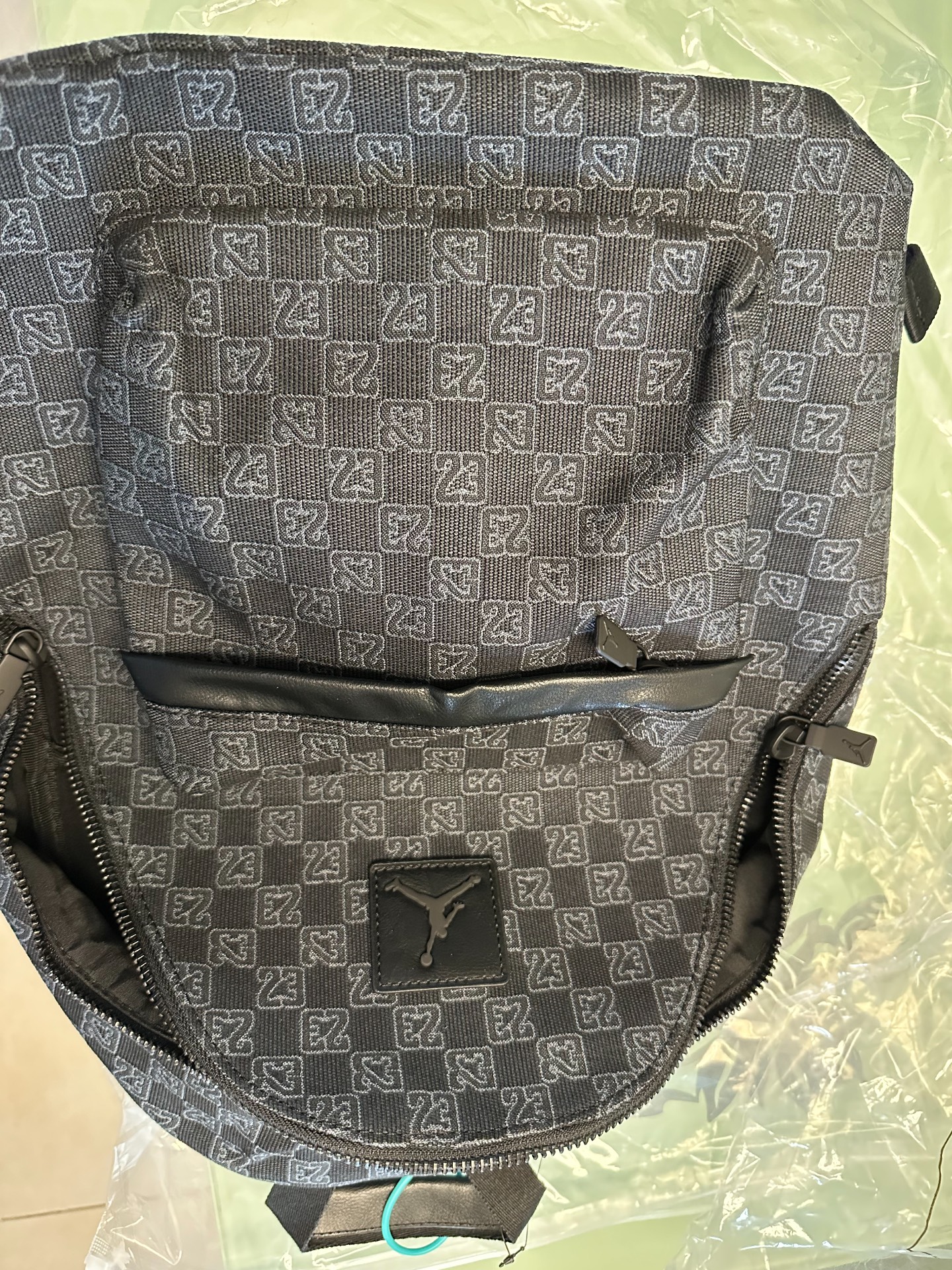 custom review-Jordan Polyester Backpack Medium Men's Black Джордан Полиэстер Рюкзак Средний Мужской Черный