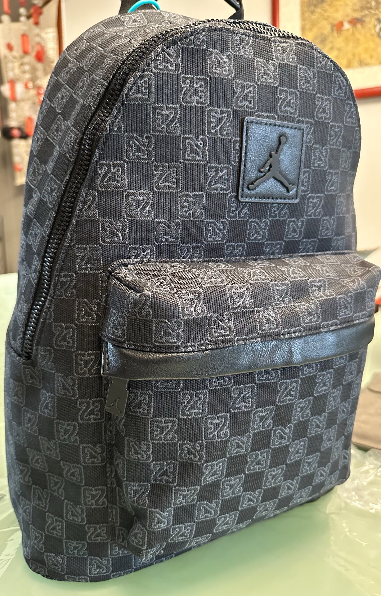 custom review-Jordan Polyester Backpack Medium Men's Black Джордан Полиэстер Рюкзак Средний Мужской Черный